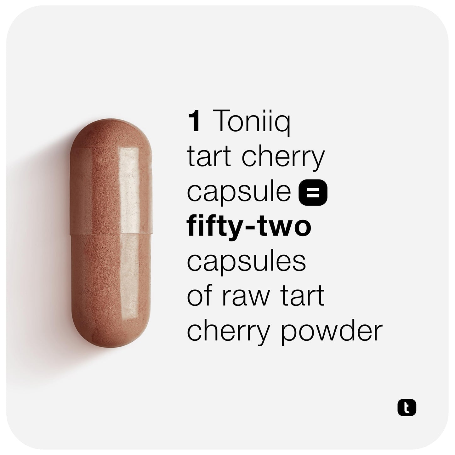 Tart Cherry Capsules - Ultra High Potency 52:1 Extract - Highly Concentrated - Third-Party Lab Tested for Purity & Quality - 120 Capsules - Medaid International
