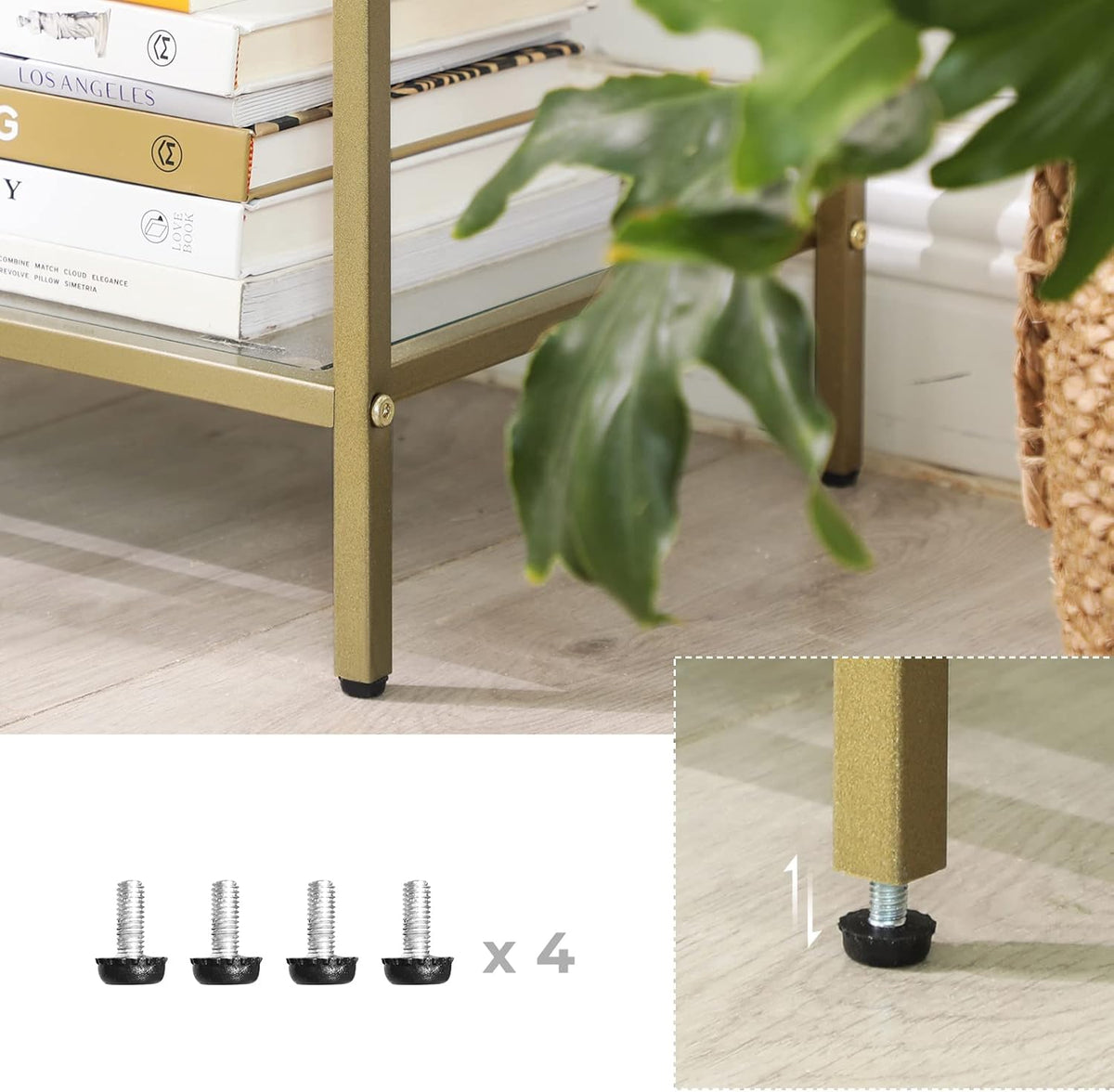VASAGLE Console Table LGT27G