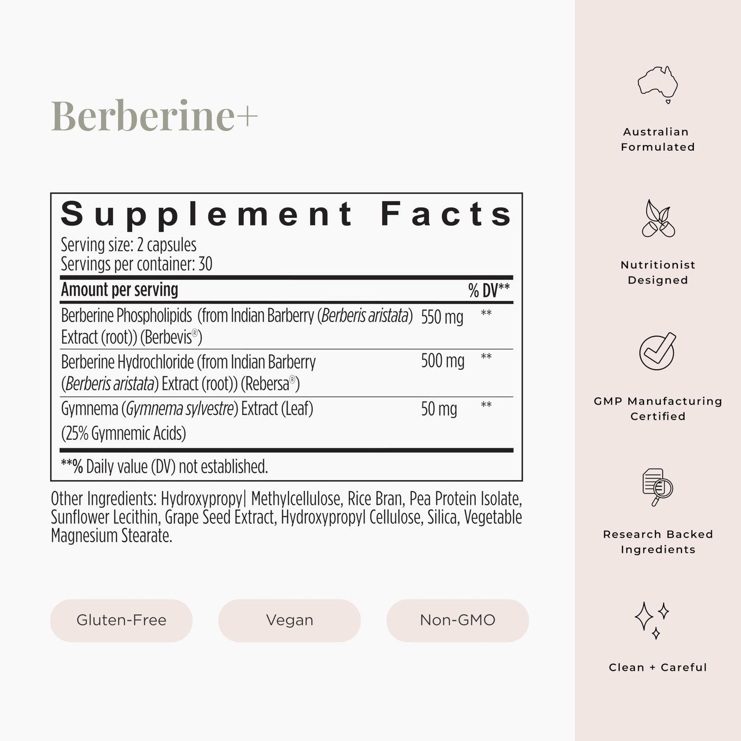 JSHealth Vitamins Berberine+ Formula — Berberine Supplement for Metabolic Health — Vegan, Gluten-Free & Non-GMO. (60 Tablets) - Medaid International