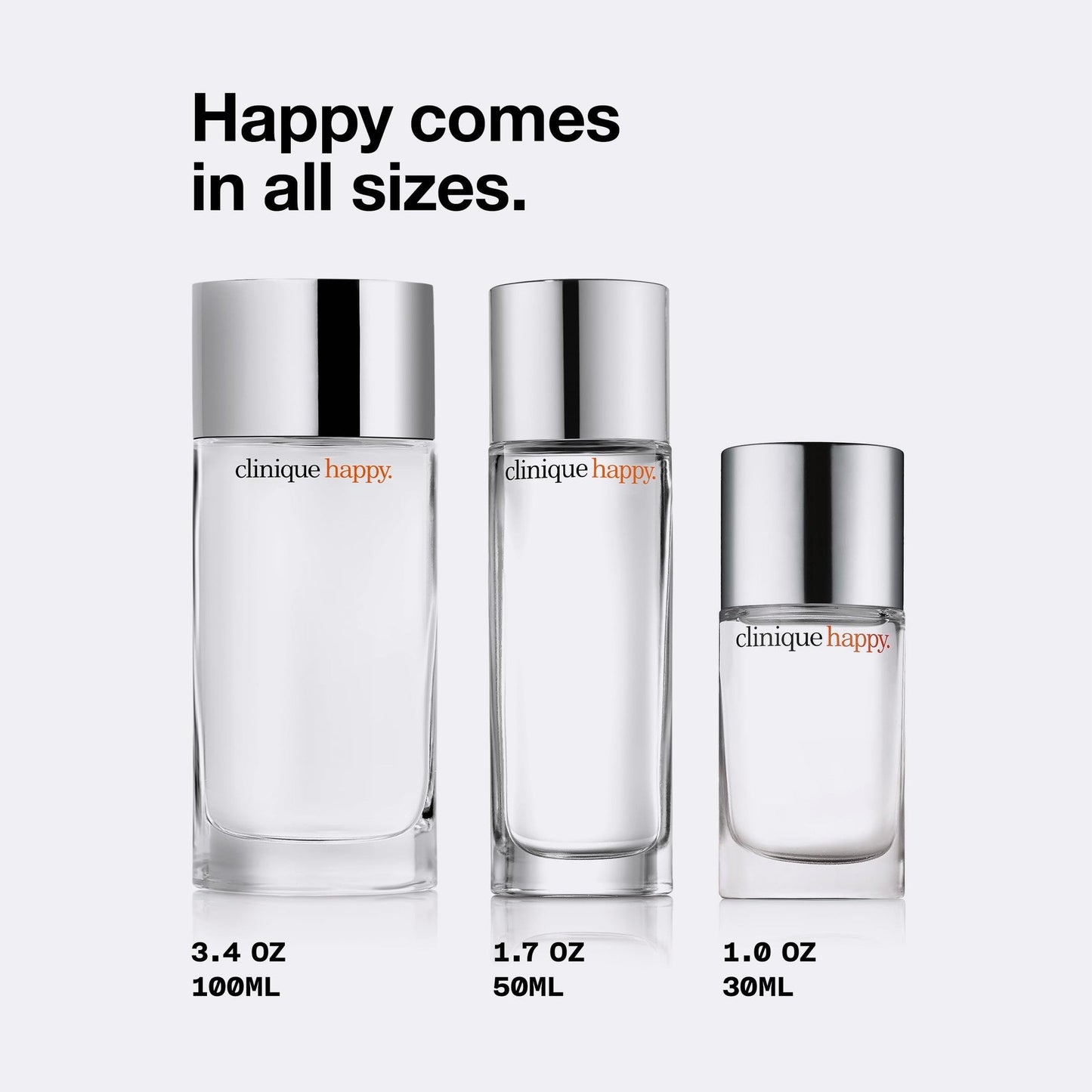 Clinique Happy Eau de Parfum Spray - Perfume For Women | Notes of Citrus-Bright + Floral-Fresh, 3.4 Fl Oz - Medaid International