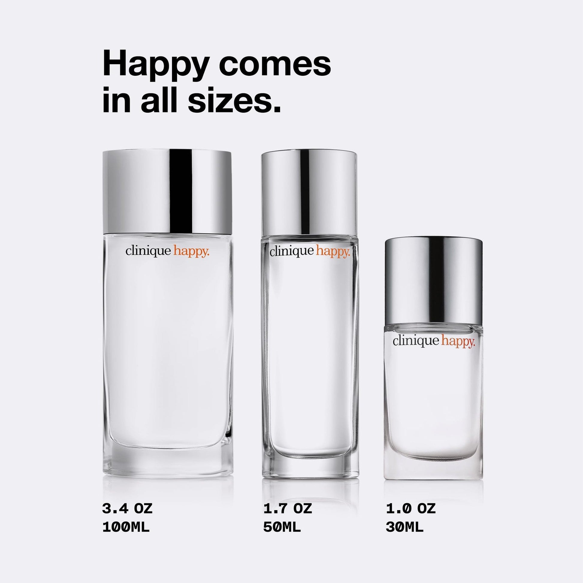 Clinique Happy Eau de Parfum Spray - Perfume For Women | Notes of Citrus-Bright + Floral-Fresh, 3.4 Fl Oz - Medaid International