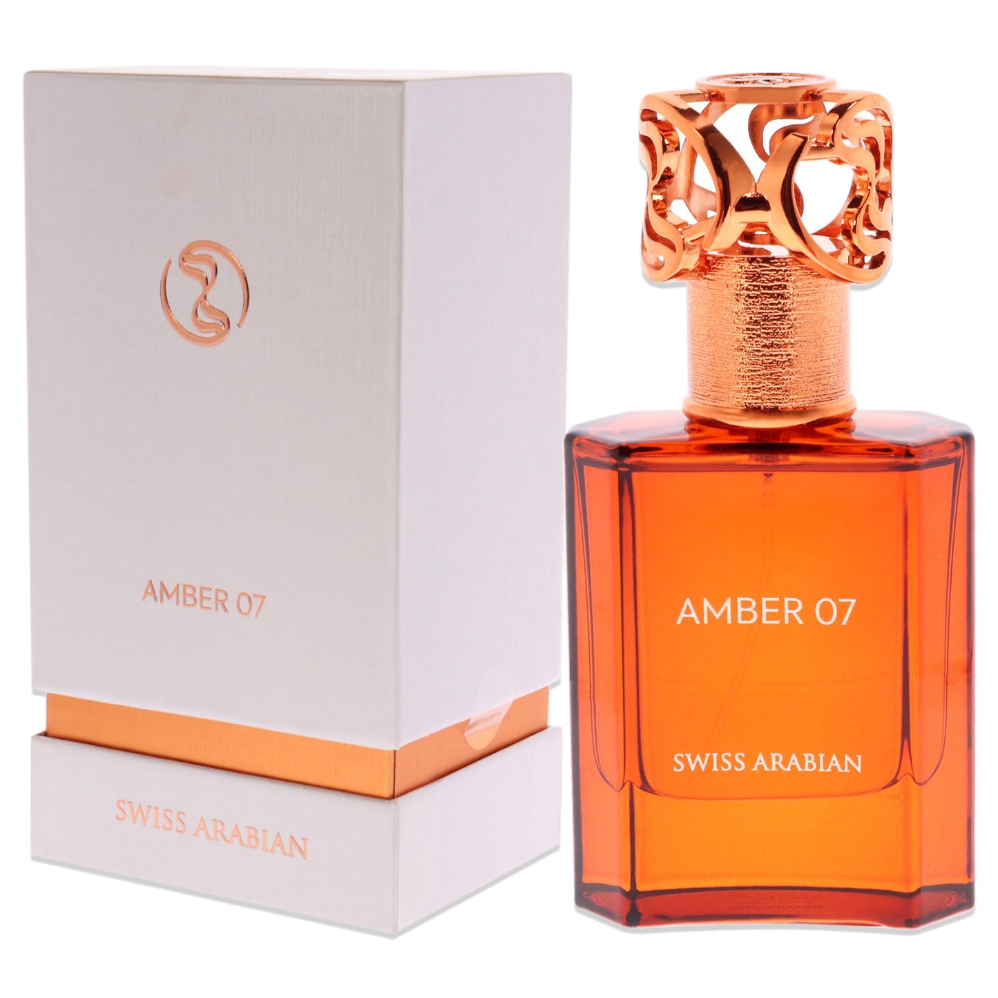 Swiss Arabian Amber 07 - Luxury Products From Dubai - Long Lasting, Addictive Personal EDP Spray Fragrance - Seductive Signature Aroma - 1.7 Oz - Medaid International