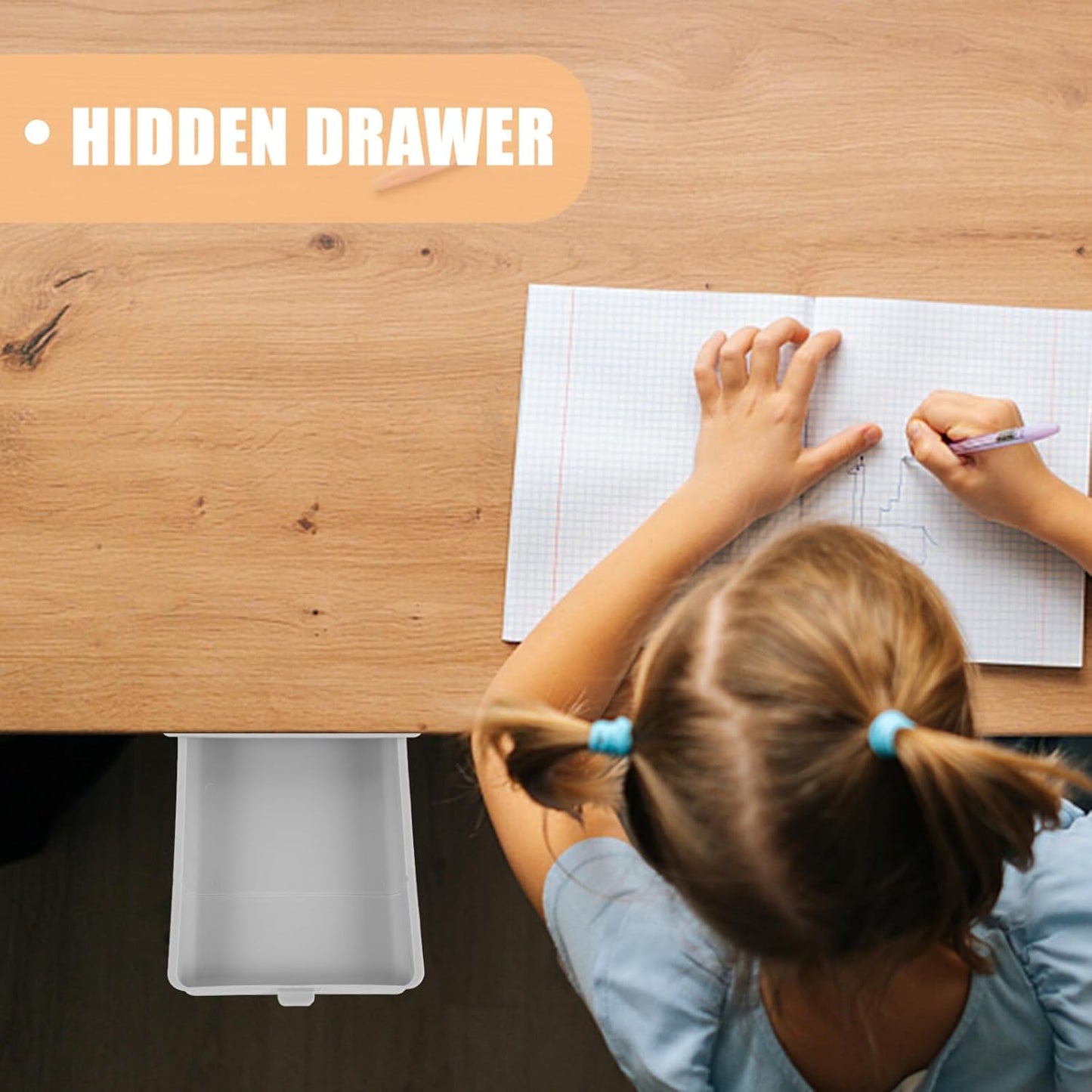 Hidden Under Desk Drawer