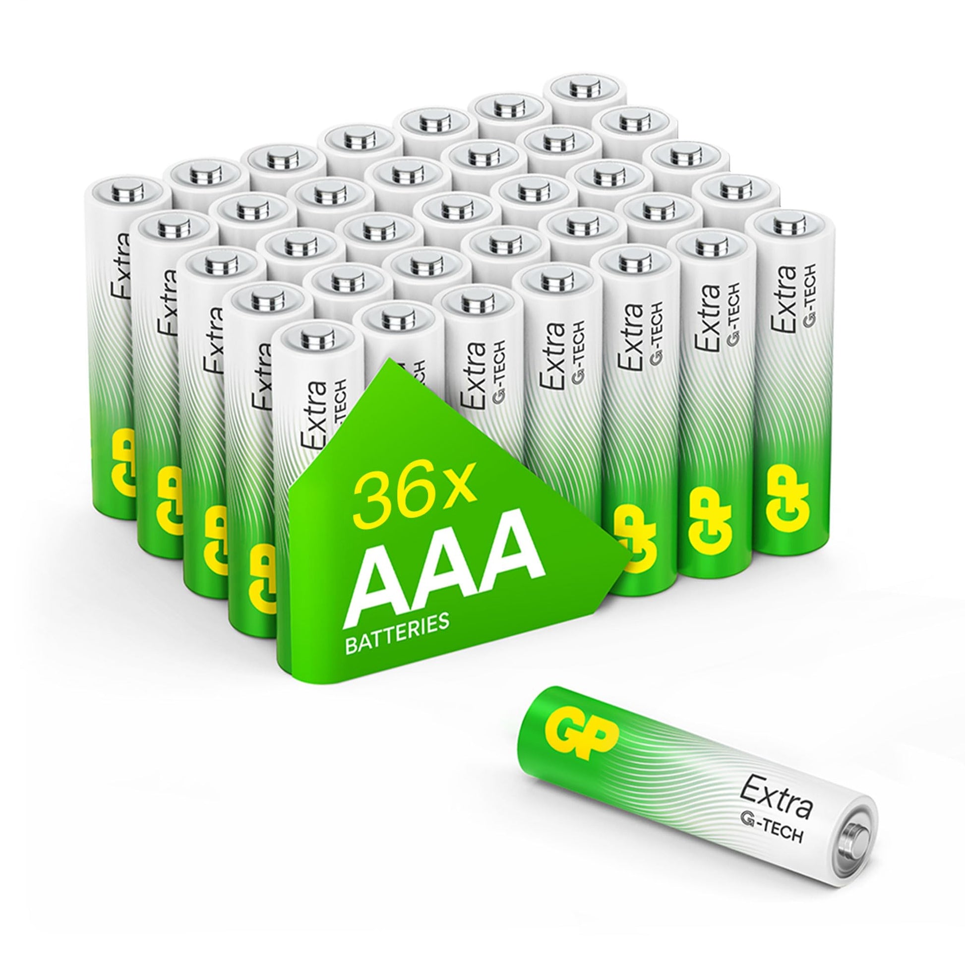 UNIIOON AAA Batteries Pack of 40 1.5V / Micro/Mini/Penlite / LR03 by GP Batteries Extra Alkaline Batteries Suitable for Everyday use in a Variety of Devices - Clocks/Remotes/Mouse/Torch/Etc - Medaid International