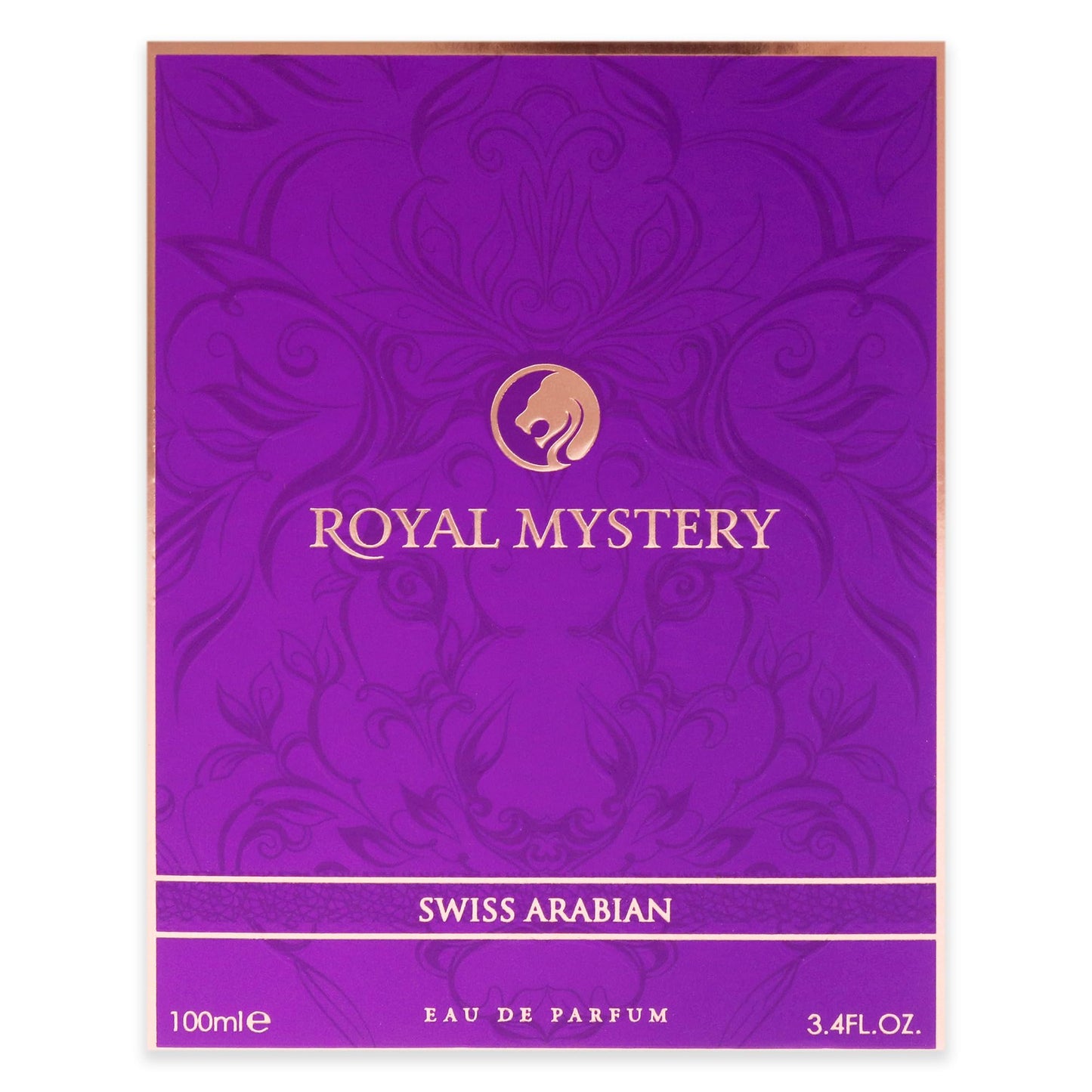 Swiss Arabian Royal Mystery - Luxury Products From Dubai - Long Lasting, Addictive Personal EDP Spray Fragrance - Seductive Signature Aroma - 3.4 Oz - Medaid International