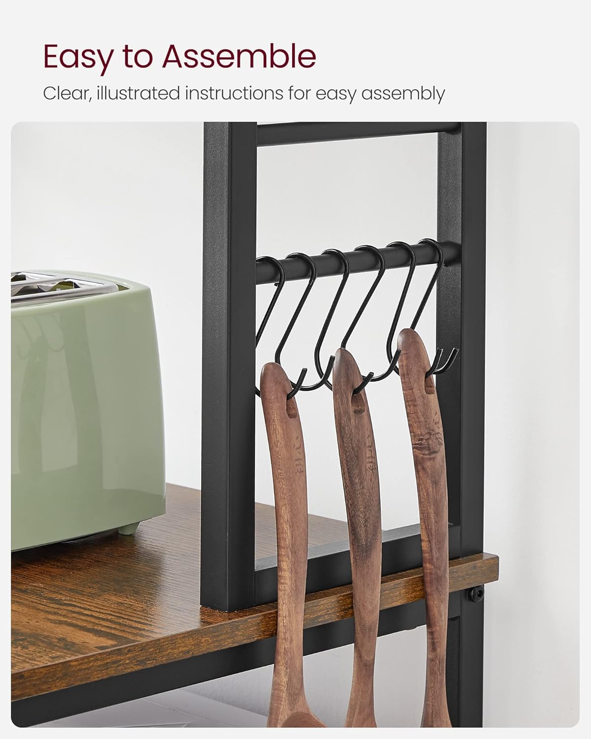 VASAGLE Kitchen Storage Rack KKS024B01