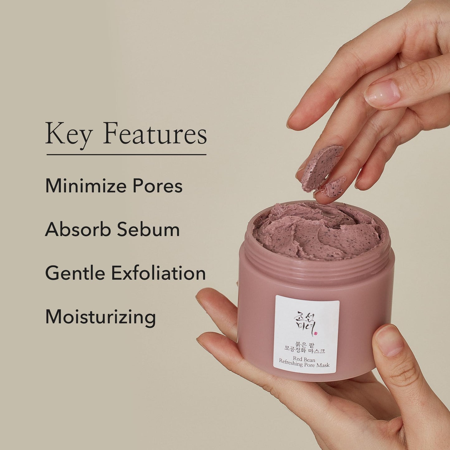 Beauty of Joseon Red Bean Refreshing Pore Mask with Green Plum Refreshing Clanser - Medaid International