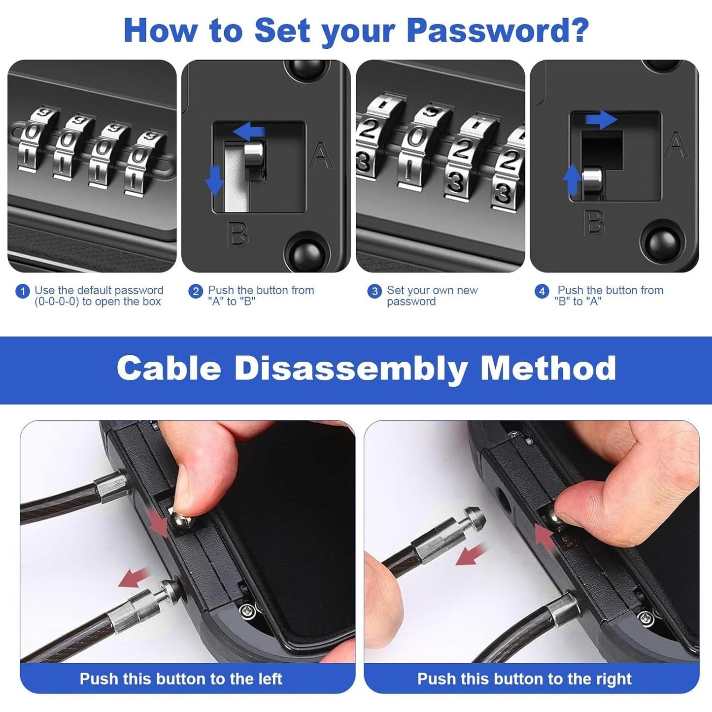 Portable Waterproof Safe Box