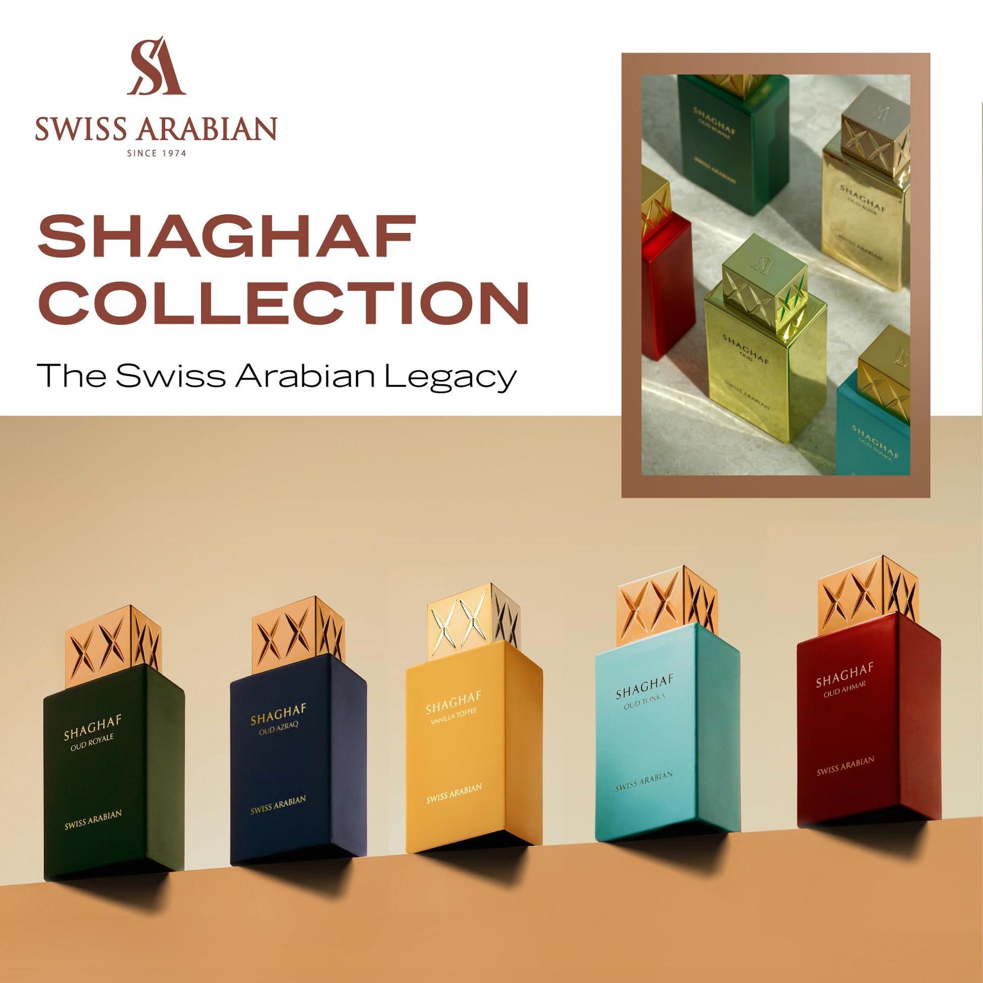 Swiss Arabian Shaghaf Oud Abyad for Unisex - 2.5 oz EDP Spray - Medaid International