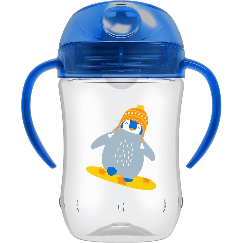 Dr. Brown's Spout Sippy Cup Blue Leak-Resistant 21013