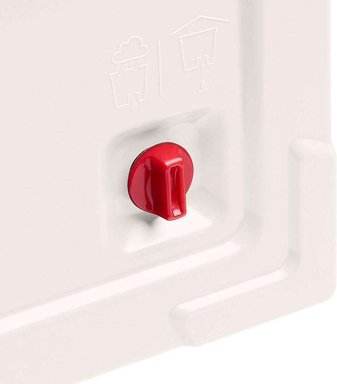 EMSA -‎517588- Indoor Flower Pot – self-watering system & water level indicator – White
