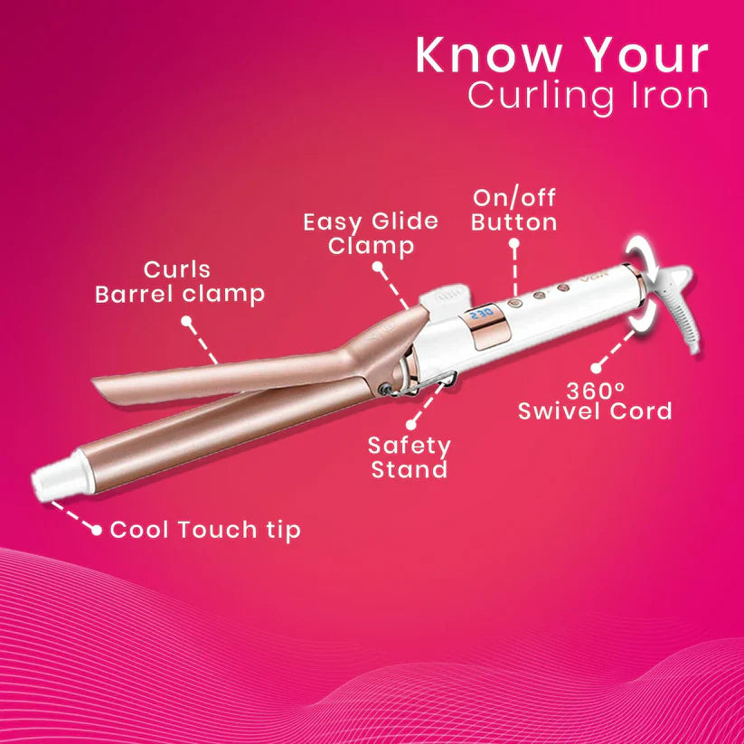 VGR Professional Hair Curling Iron V578