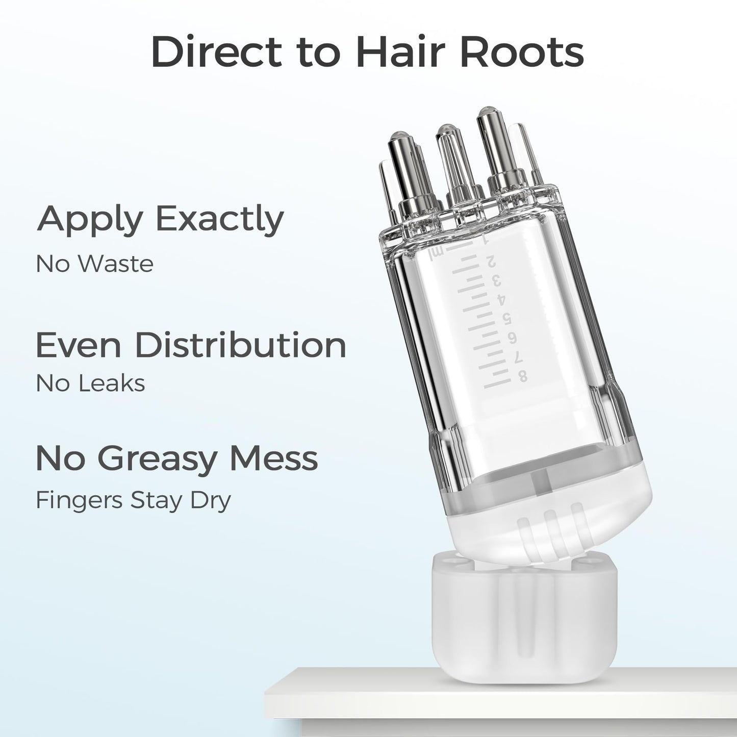 Minoxidil Applicator,2 PCS Easy Fast Apply Exactly Effective Massage Mini Scalp Applicator Comb Dedicated to Minoxidil Hair Growth Serum,Root Comb Applicator Bottle Minoxidil Applicator Brush Tool - Medaid International