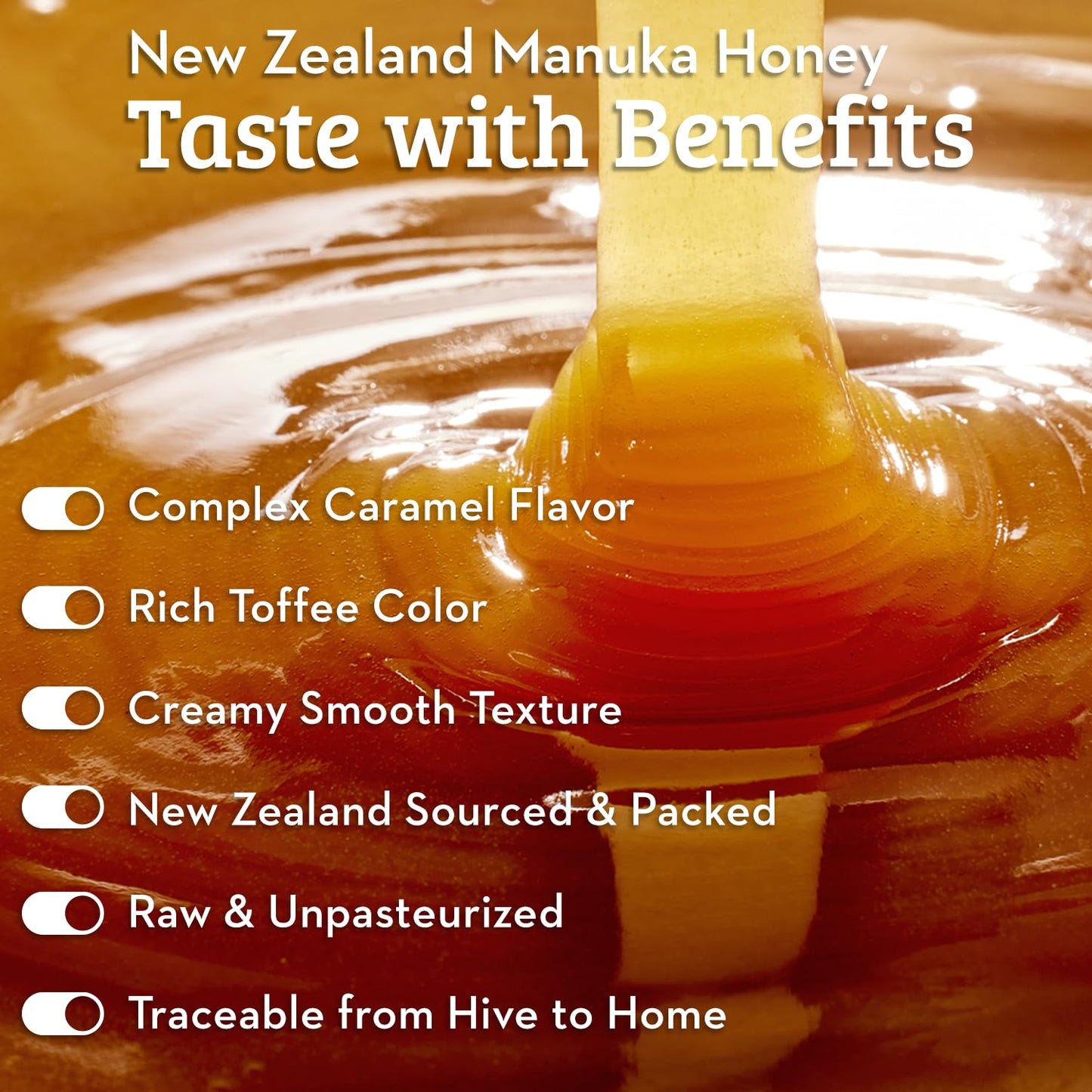 Wedderspoon Raw Premium Manuka Honey, 400+ MGO, 8.8 Oz, Unpasteurized New Zealand Honey, From Our Hives to Your Home - Medaid International