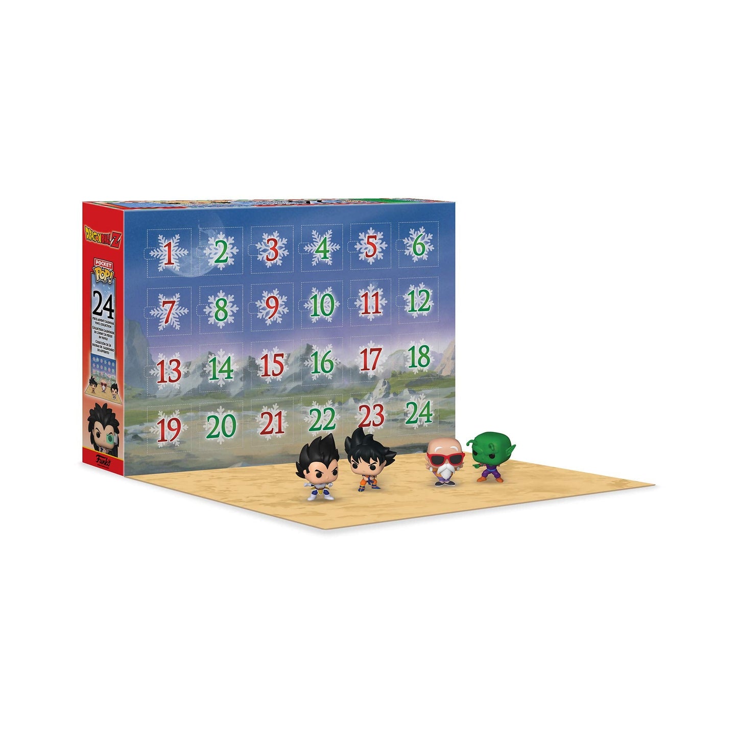 Funko Advent Calendar: Dragon Ball Z - Goku - 24 Days of Surprise - Collectible Vinyl Mini Figures - Mystery Box - Gift Idea - Holiday Xmas for Girls, Boys & Kids - Christmas Countdown - Medaid International