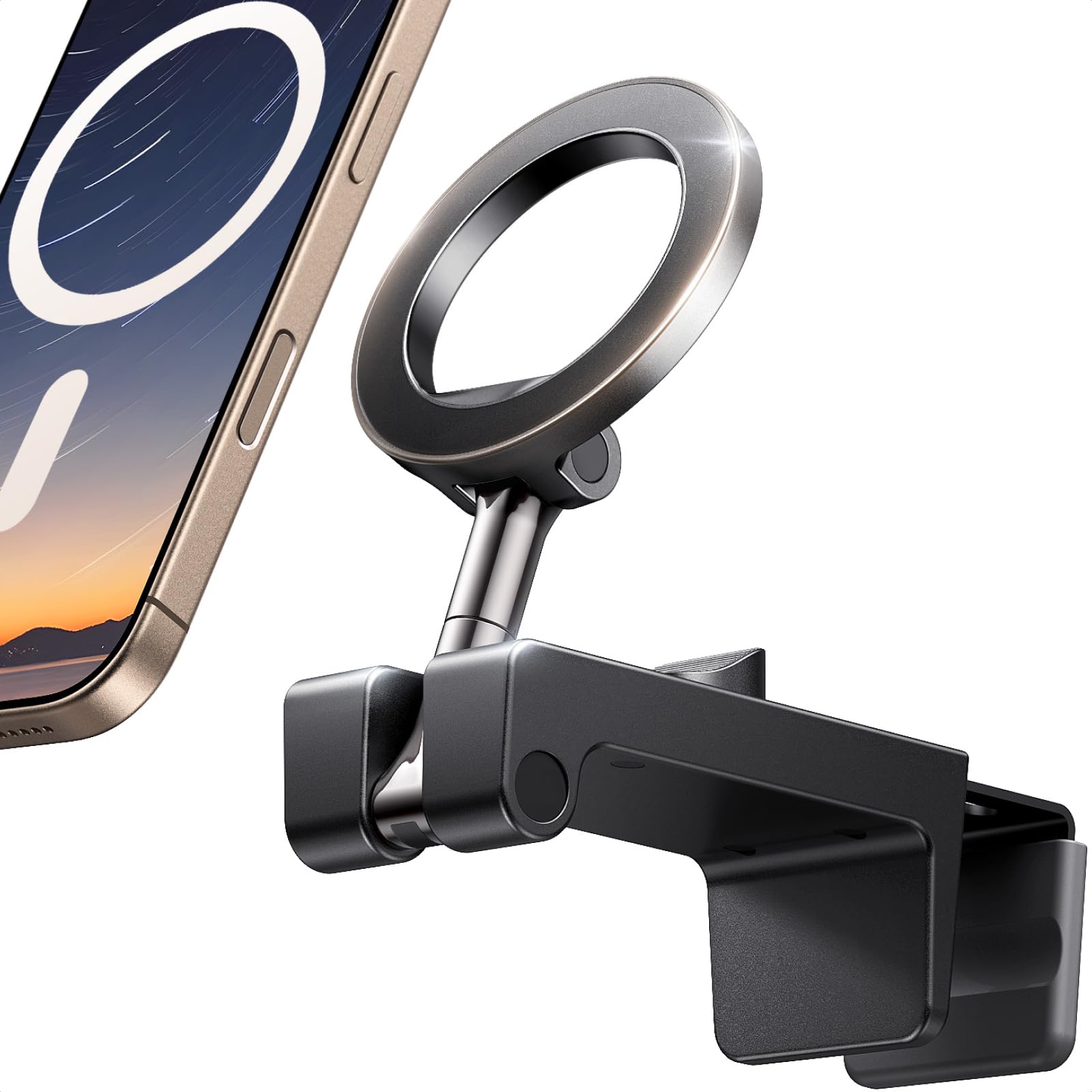 UGREEN Airplane Phone Holder for Magsafe Air Plane Travel Essentials Magnetic Phone Mount Compatible with iPhone 17 Air 16 15 14 Plus 13 12 Pro Max Mini Magsafe Case, Handsfree for Long Flight Flying - Medaid International