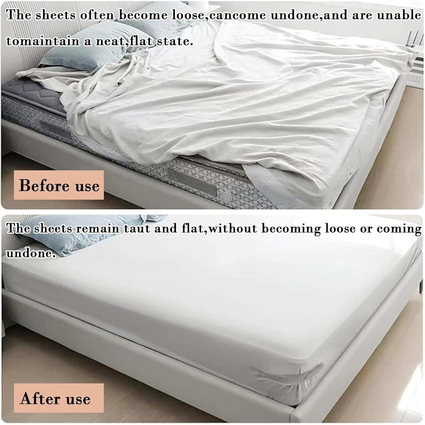 Set of 4 Bed Sheet Clips