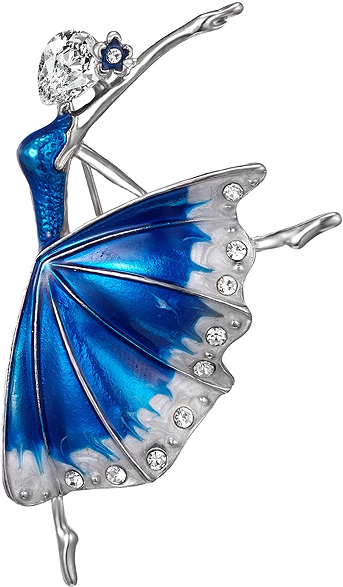 TERRIFI Ballet Dancer Brooch Pins, Cute Pins for Backpacks, Angel Wings Brooch, Fashion Jewelry for Any Special Occasions 6 Pcs