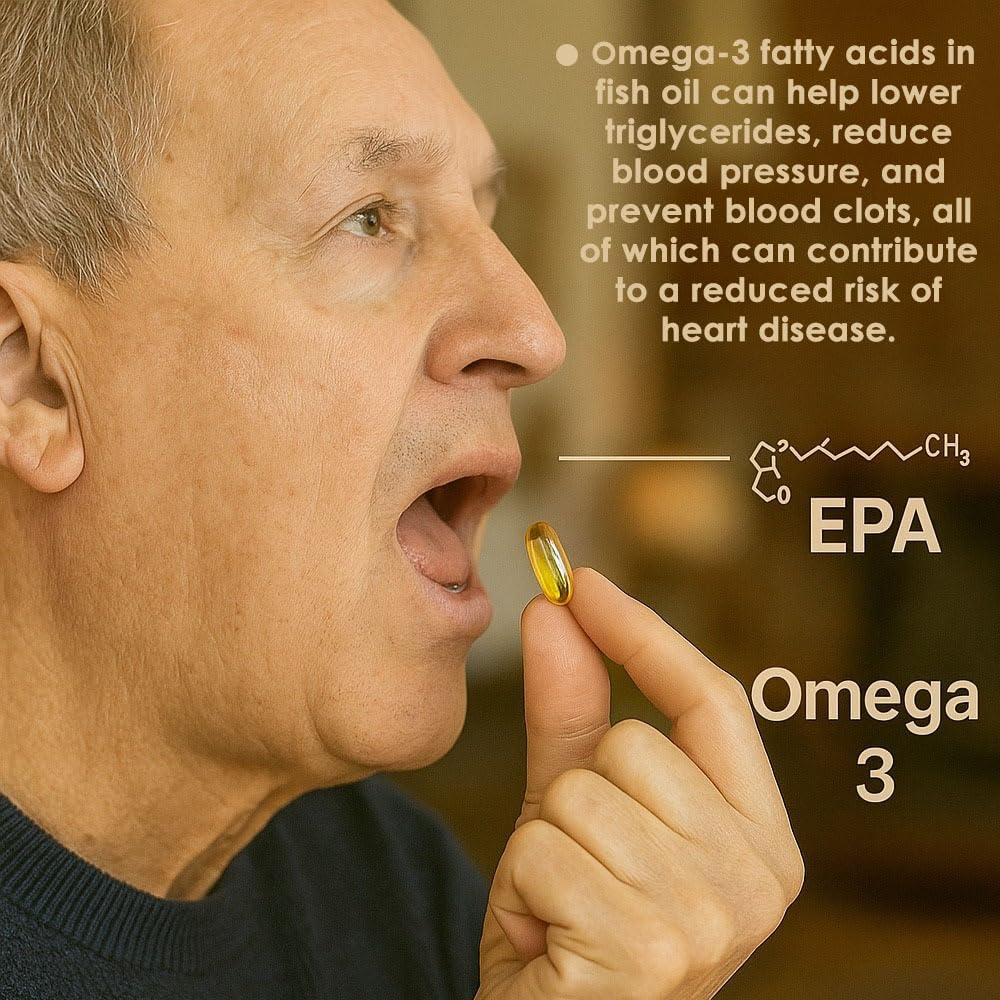 NCB NCB TECHNOLOGY Alaska Deep Sea Omega-3 Fish Oil 1000mg | EPA & DHA Softgels | Wild-Caught & Sustainably Sourced | Supports Heart, Brain, Joint & Immune Health | 300 Softgels - Medaid International