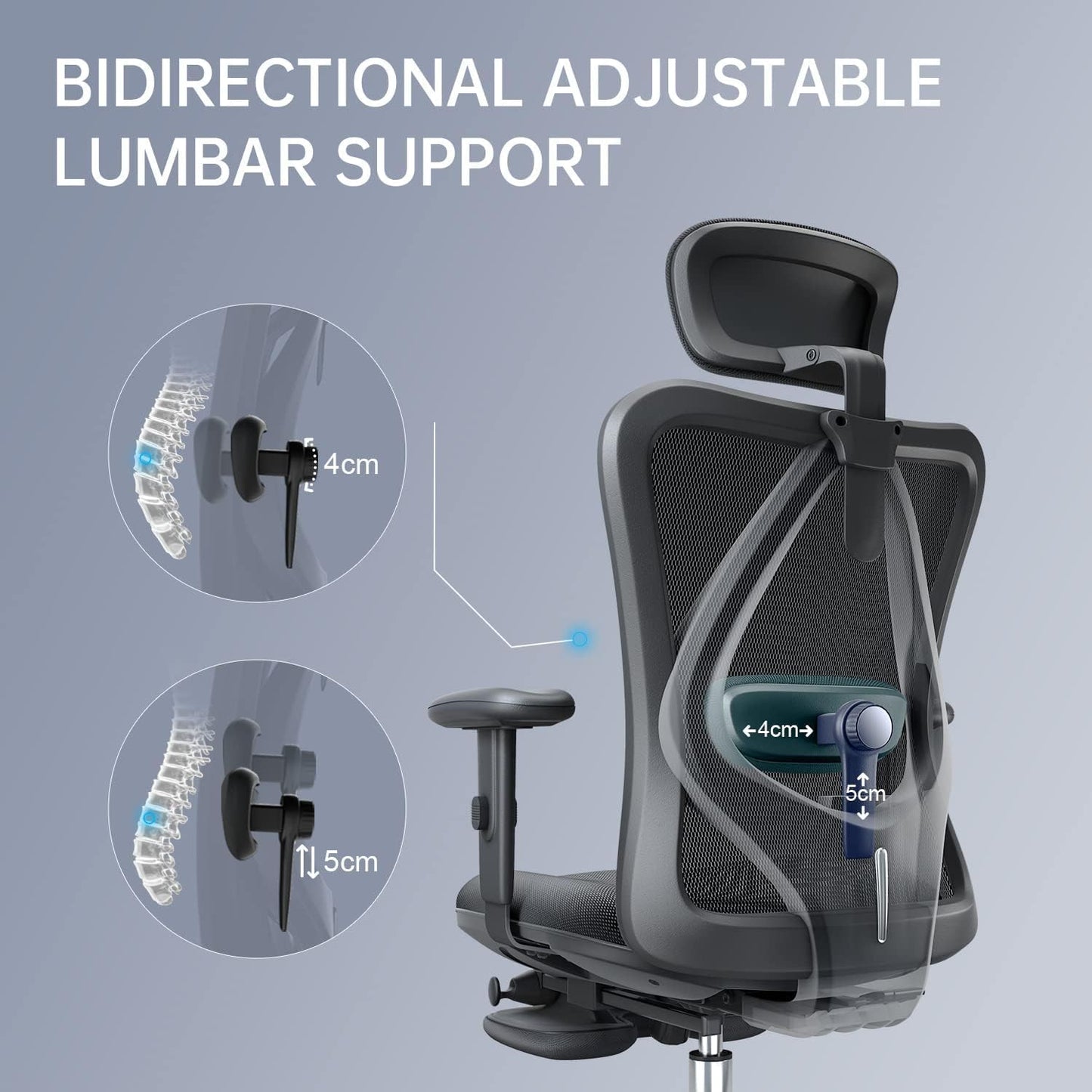 Sihoo M18 Office Chair Ergonomic Desk Office Chair with Footrest