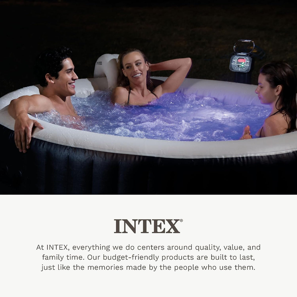Intex B01NBYH7O8 PureSpa Battery Multi-Colored LED Light for Bubble Spa Hot Tub J, Multicolor