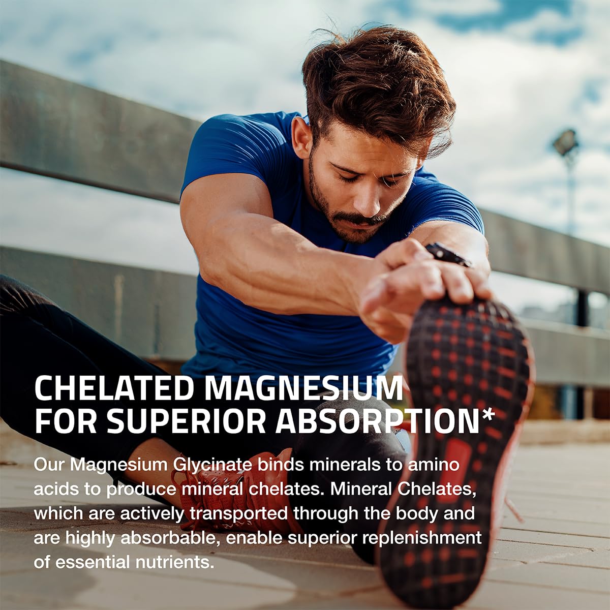 Bronson Magnesium Glycinate 200 MG per Serving Chelated for High Absorption, Gentle On Stomach, Non-GMO, 60 Vegetarian Capsules - Medaid International