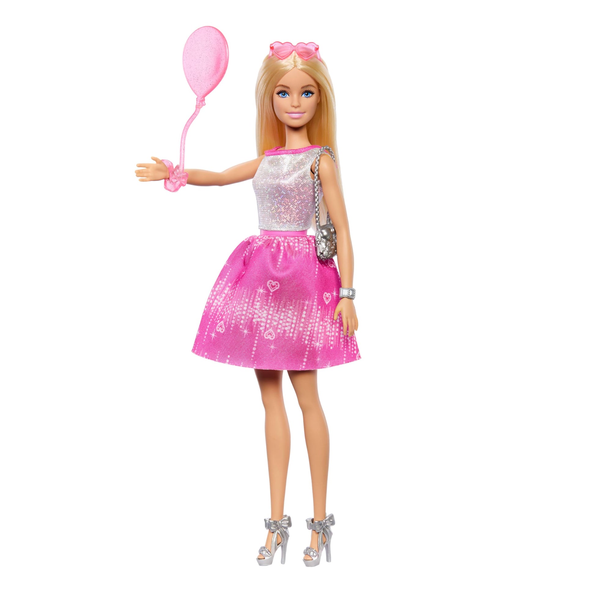 Barbie Doll Holiday Advent Calendar with 24 Clothing and Accessory Surprises Including Jacket, Skirt, Shoes, Purses, and a Pet Puppy, Blonde Doll - Medaid International