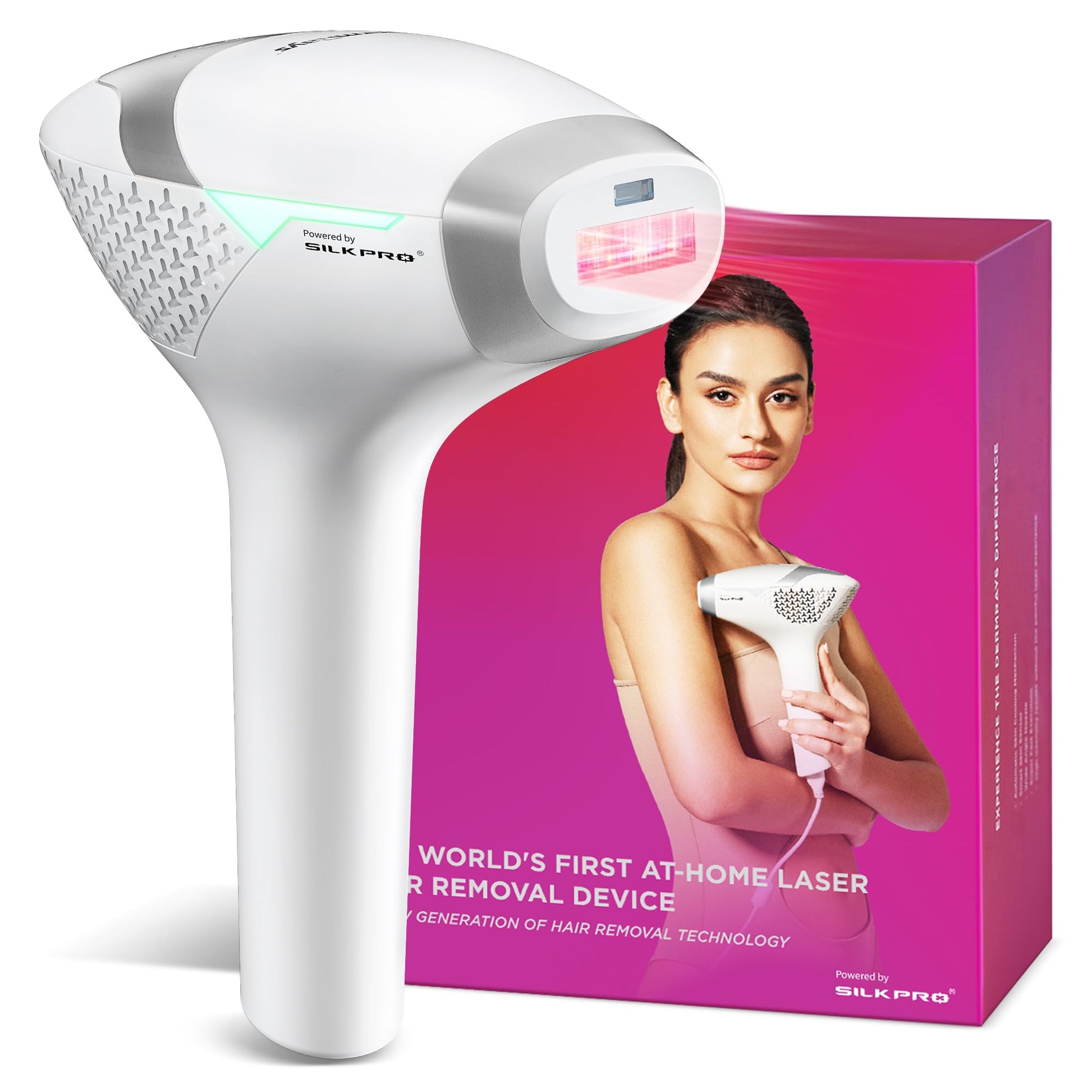 DermRays Diode Laser Hair Removal for Men and Women, V8S for Skin Tone 1-5, Permanent Reduction in Hair Regrowth, The World's First FDA-cleared Home-use Wide-Angle 810nm Laser Hair Removal Device - Medaid International