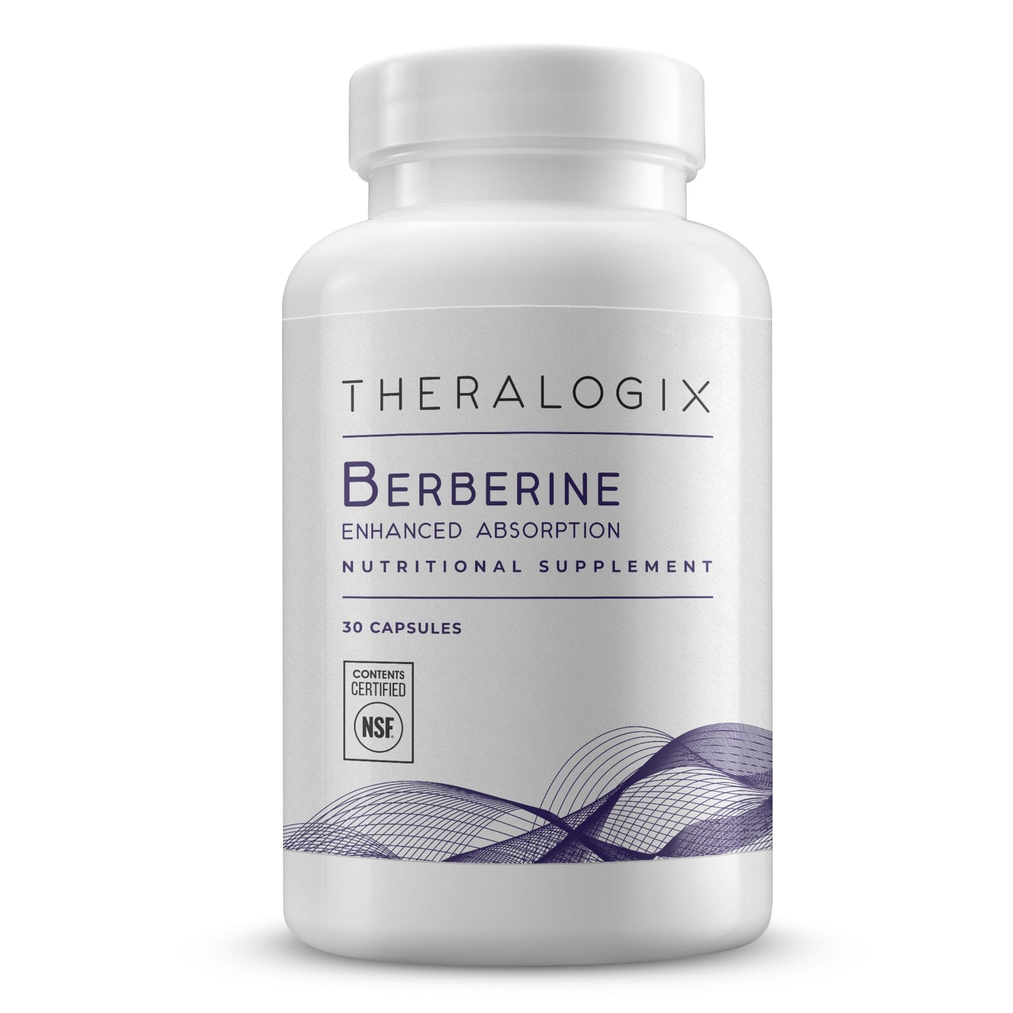 Theralogix Berberine Enhanced Absorption - 30-Day Supply - Made with Berberine Phytosome to Help Support Healthy Metabolism & Hormone Balance* - NSF Certified - 30 Capsules - Medaid International