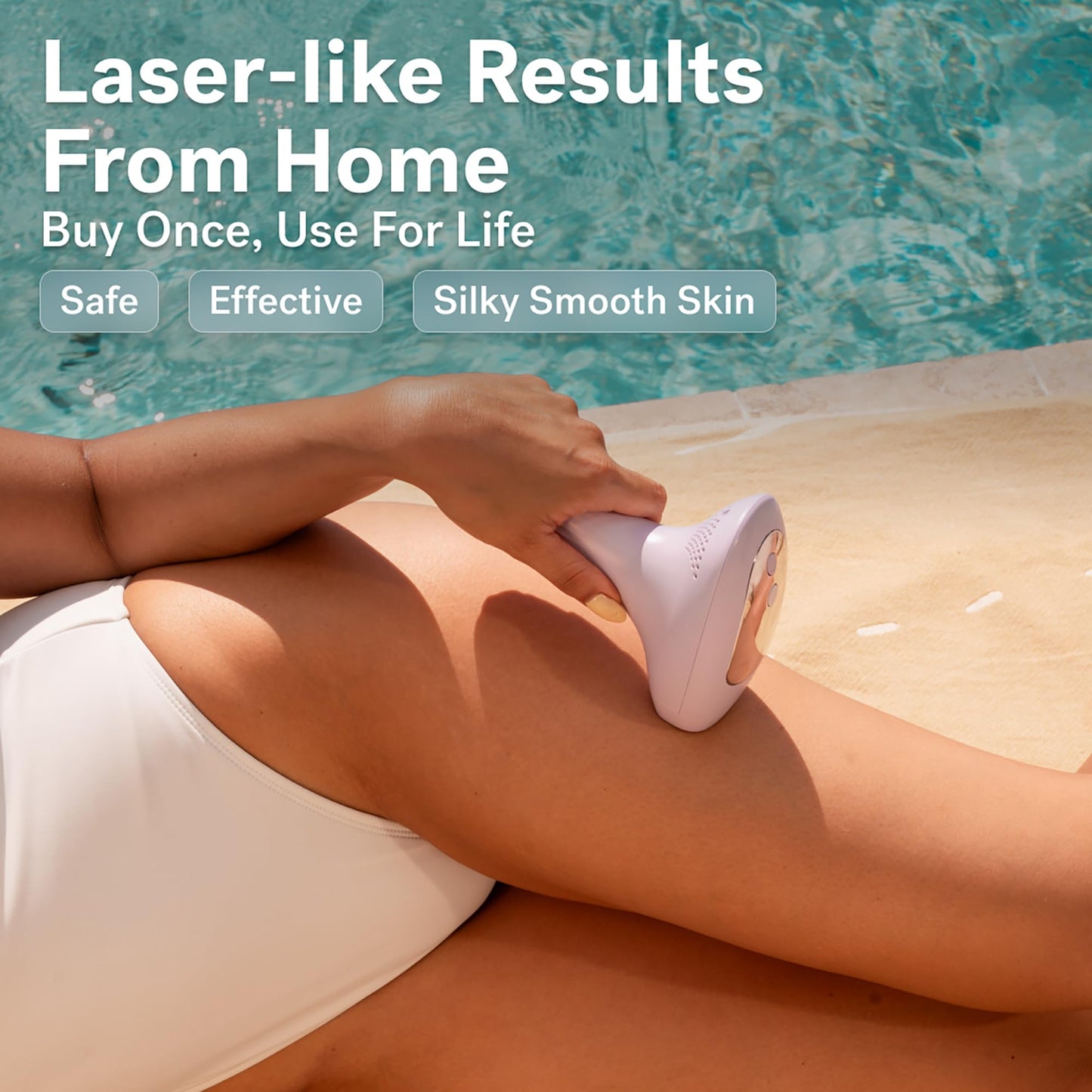 MICHAEL TODD BEAUTY - LUMOS Laser IPL Hair Removal for Women and Men, 50°F CoolMax Technology, 999,999 flashes, 3 In 1 w/Skin Sensor for Nearly Painless, Permanent hair removal - Medaid International