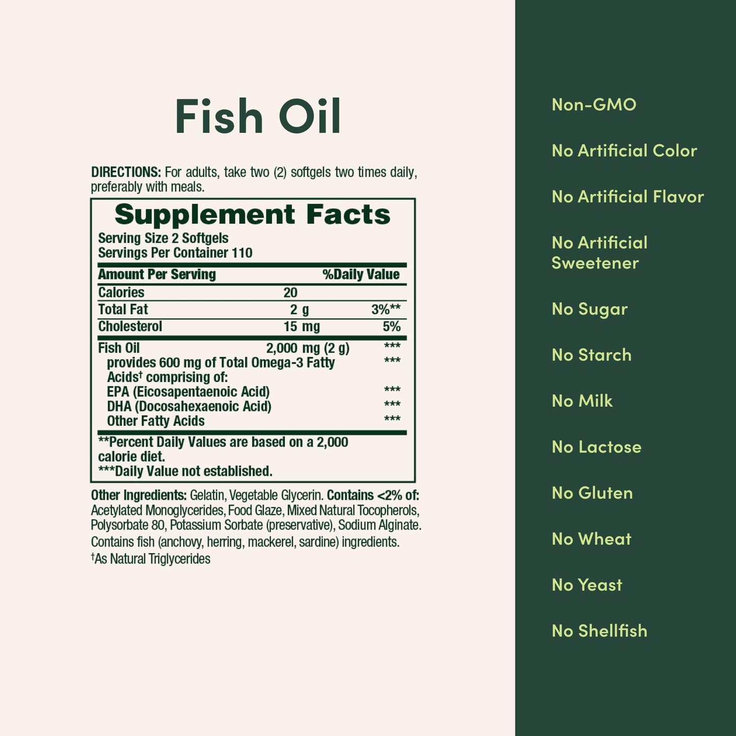Nature's Bounty Fish Oil, 220 Count - Medaid International