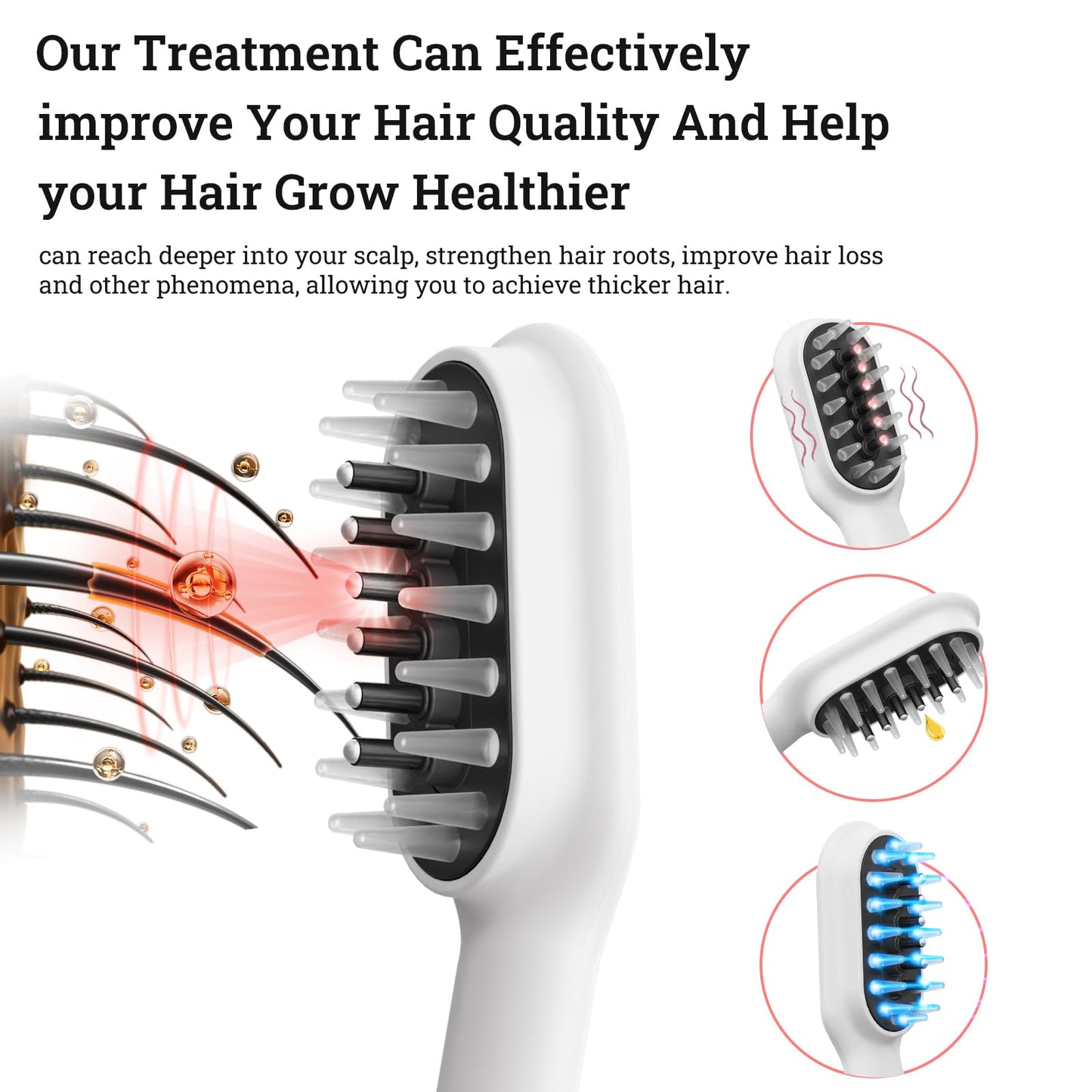 Laser Therapy Hair Growth Comb, Model: Lasercomb-001 - Medaid International