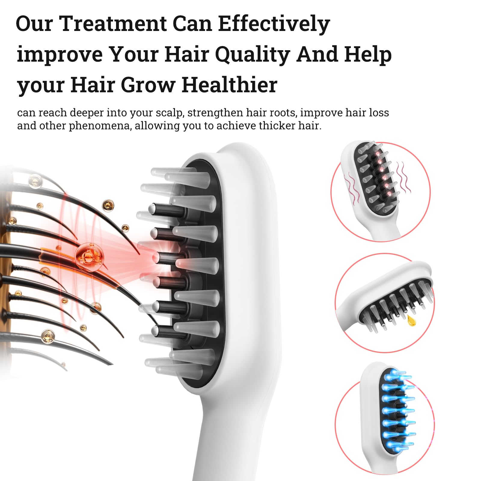 Laser Therapy Hair Growth Comb, Model: Lasercomb-001 - Medaid International