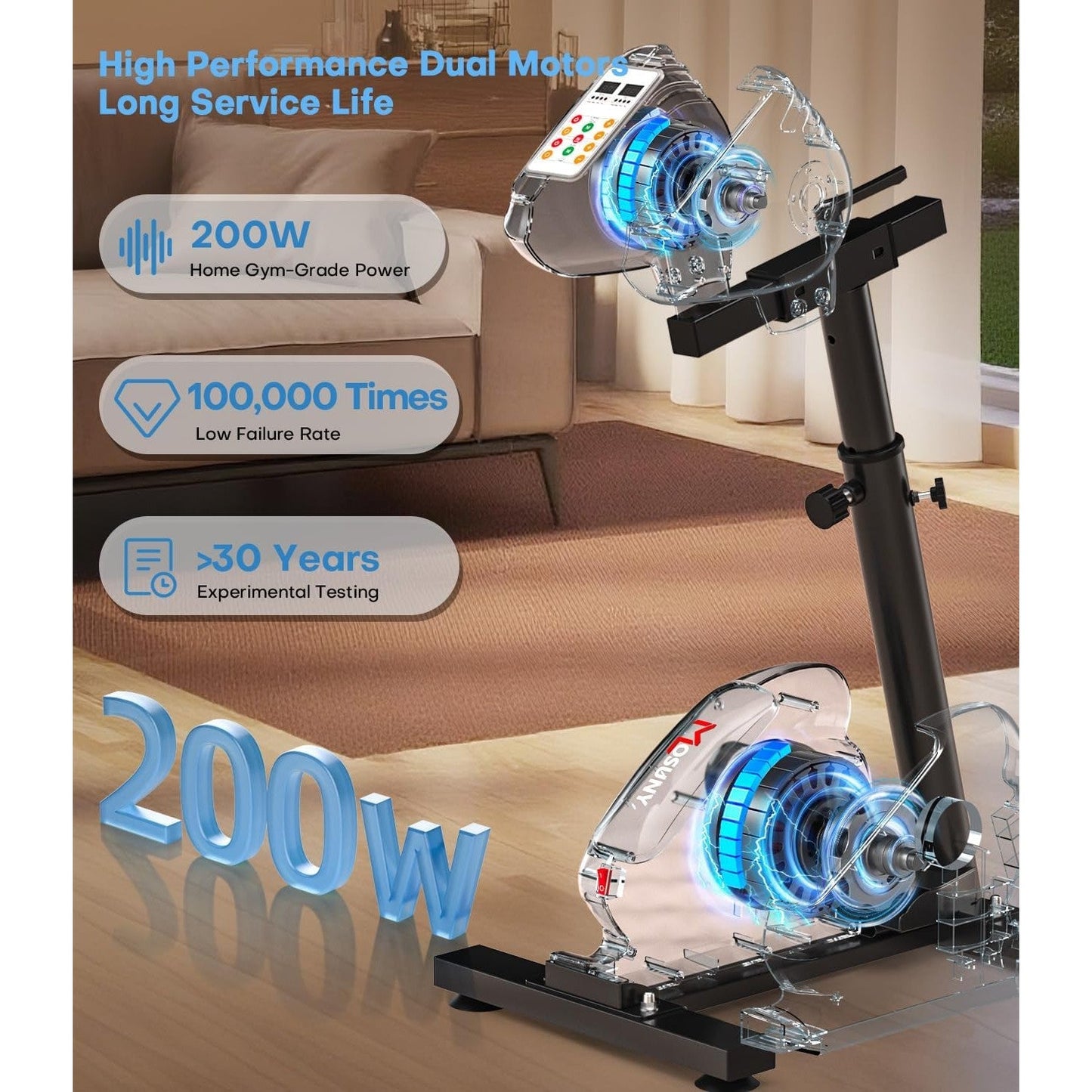 Motorized Arm & Leg Exercise Bike for Seniors – Restore Mobility & Circulation at Home (12 Speeds, Adjustable Resistance)