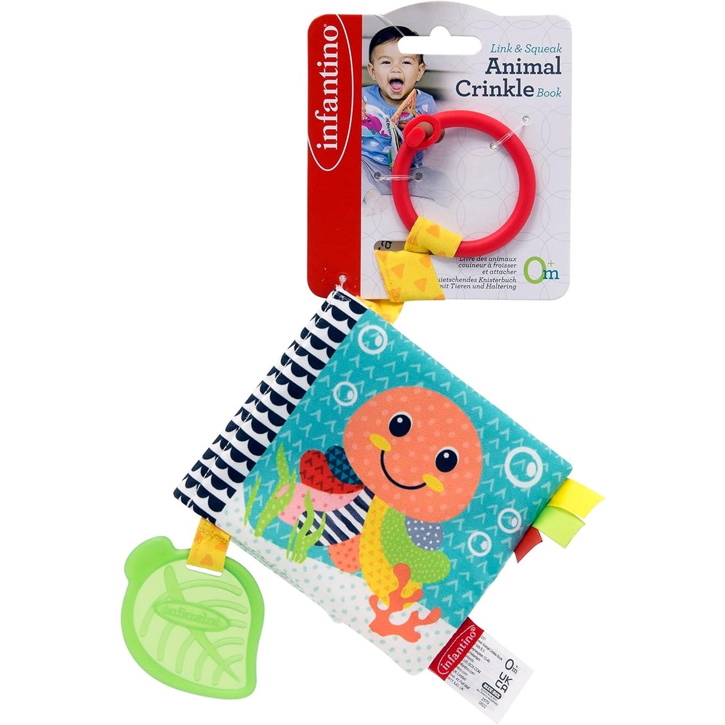 Infantino Link & Crinkle Animal Counting Book