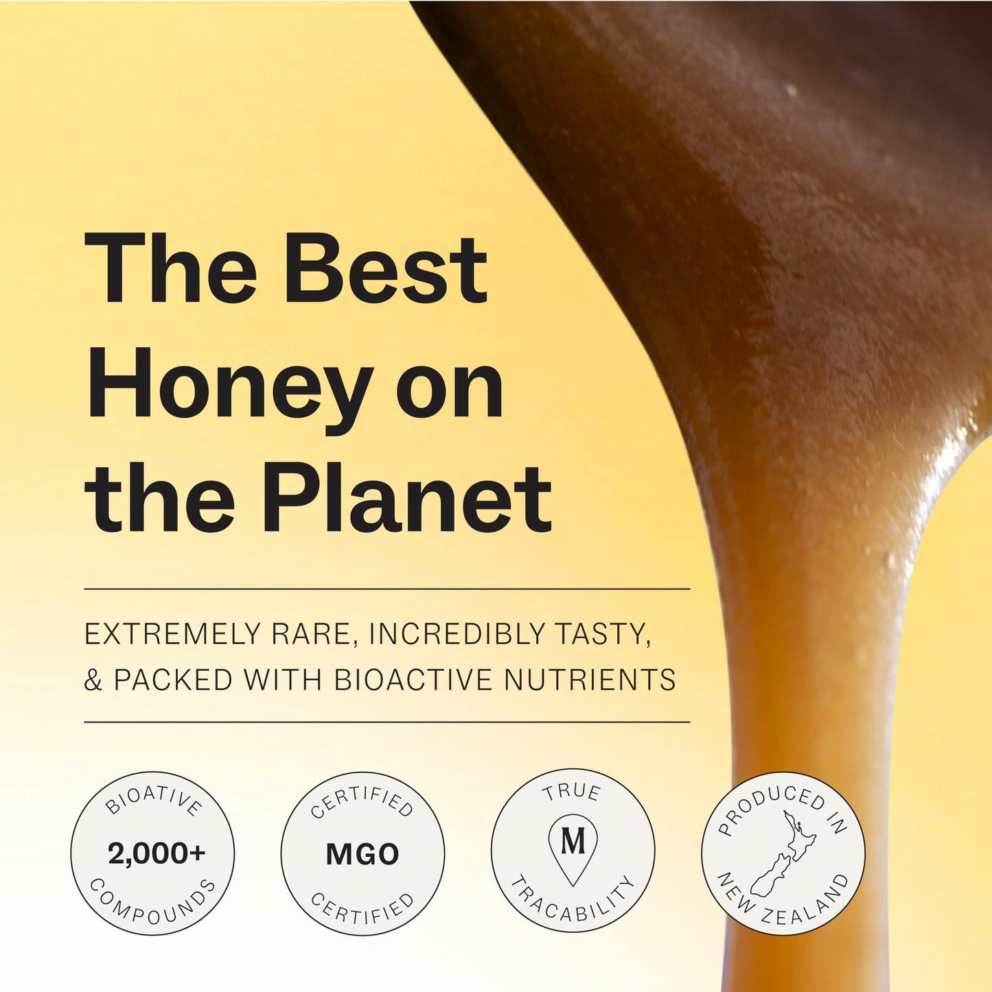 Manukora UMF 20+/MGO 850+ Raw Manuka Honey - Authentic Non-GMO New Zealand Honey, UMF & MGO Certified, Traceable from Hive to Hand (0.25 Oz Stick Packets (Pack of 50)) - Medaid International