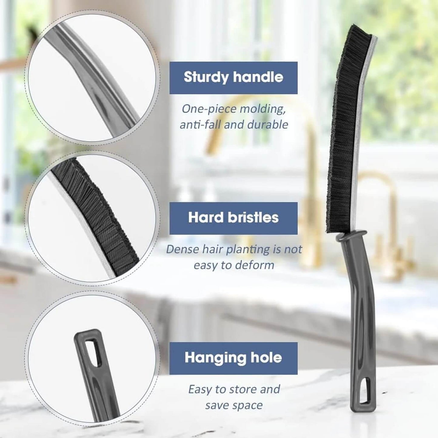 Multifunctional Gap & Crevice Cleaning Brush – Reach Every Tight Spot (2-pcs)