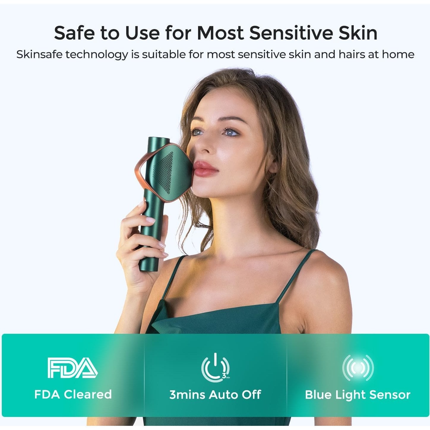LUBEX Laser Hair Removal for Women and Men, Permanent IPL Hair Removal Device with IGBT Technology(3-Minute Whole Body Hair Removal),at Home Hair Remover 1000000+ Flashes for Legs Bikini Arms Use - Medaid International