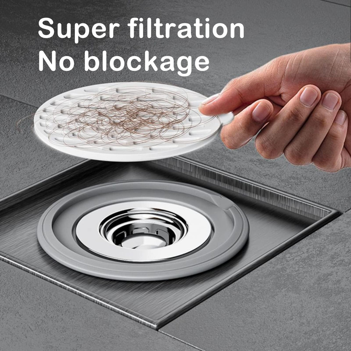 TERRIFI 2 PCS Shower Floor Drain Backflow Preventer, Sewer Core Anti-Odor Plug, Drain Backflow Preventer Shower Drain Cover Stopper, Suitable for Kitchen Bathroom Laundry (38-44mm/ 1.5-1.73 in)