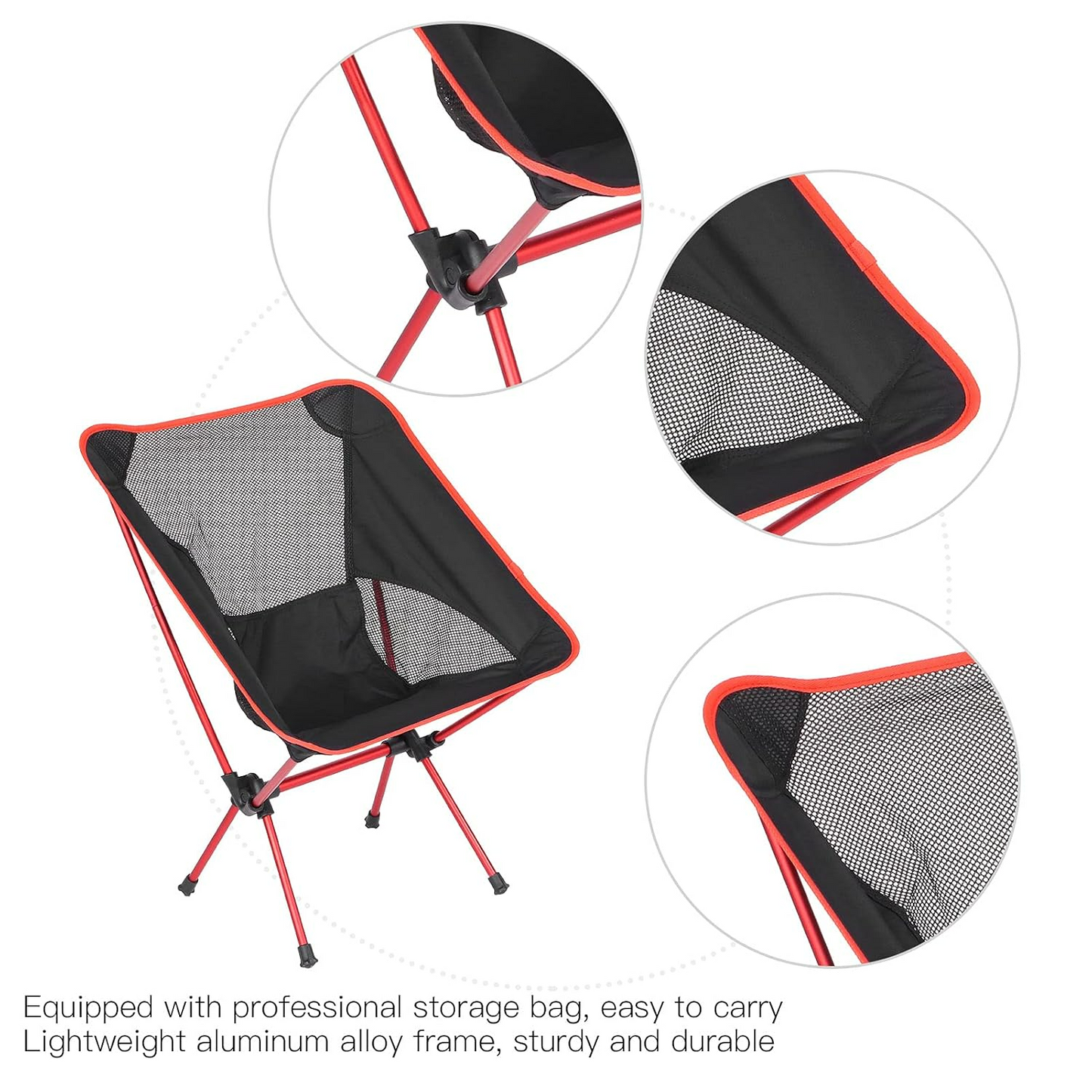Folding Camping Chair – Portable Foldable Outdoor Seat - Medaid International
