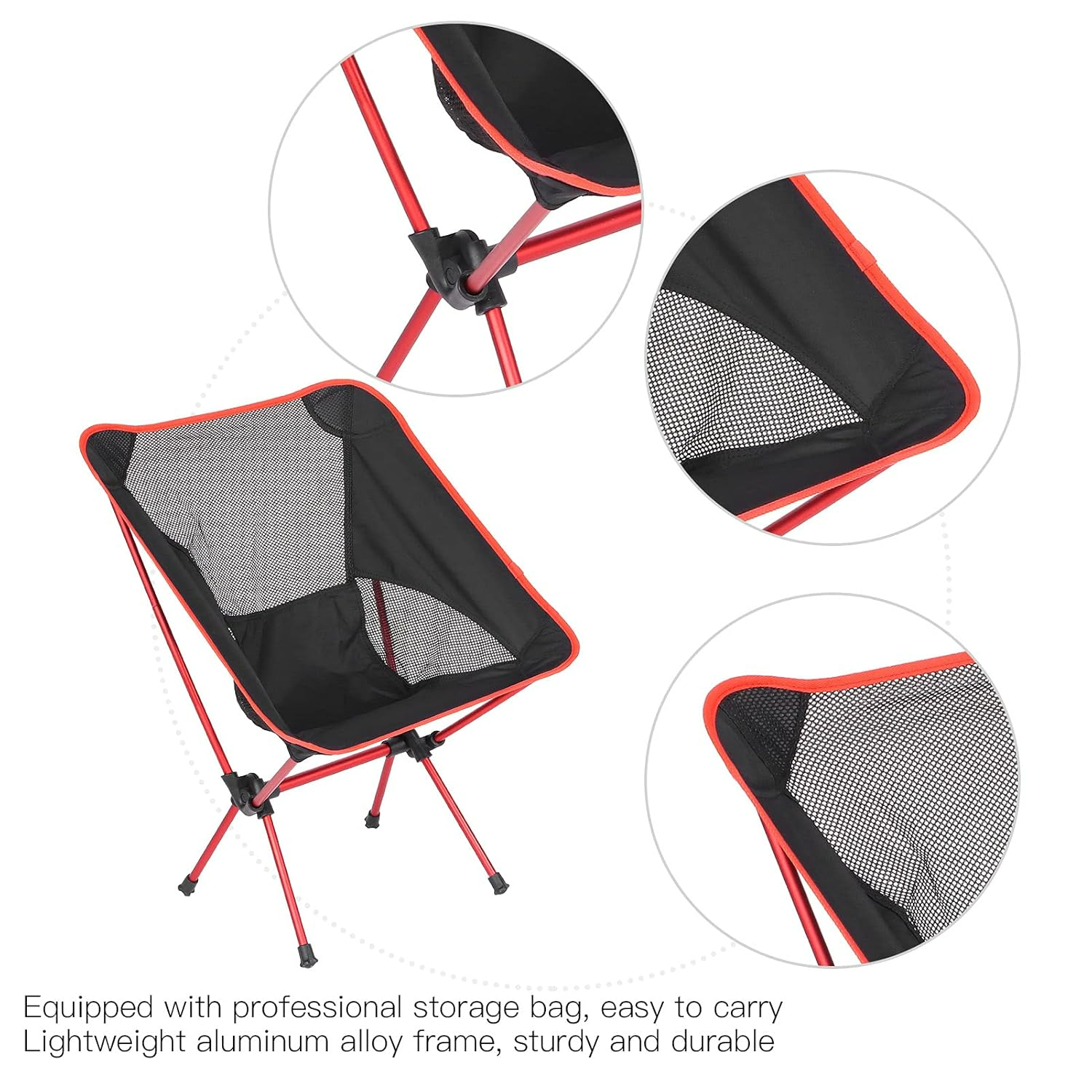 Folding Camping Chair – Portable Foldable Outdoor Seat - Medaid International