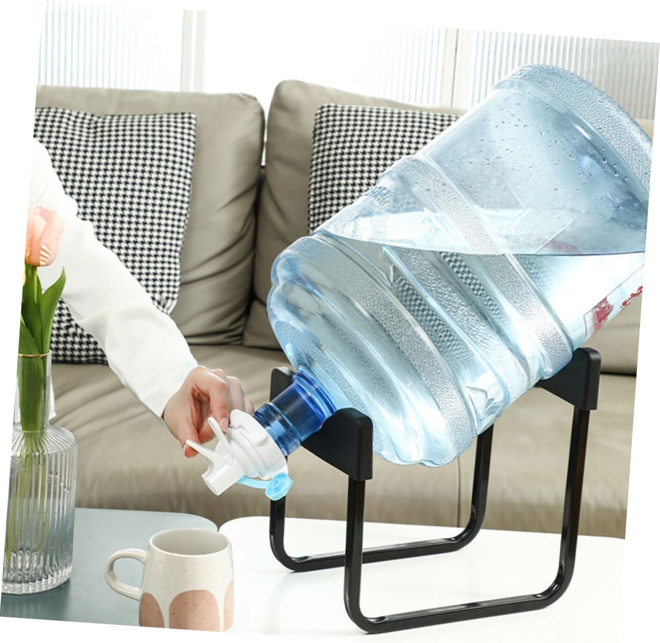 Portable Water Gallon Stand with Faucet - Medaid International