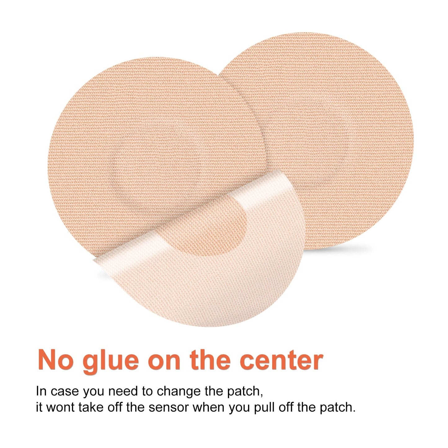 HONYOU 25Pack Libre Sensor Covers Waterproof Latex-Free Freestyle Lingo Overpatches for Libre 1/2/3 Plus Sensor CGM Flexible Patches, with No Glue On The Center, 15 Days Long Stay, Beige - Medaid International