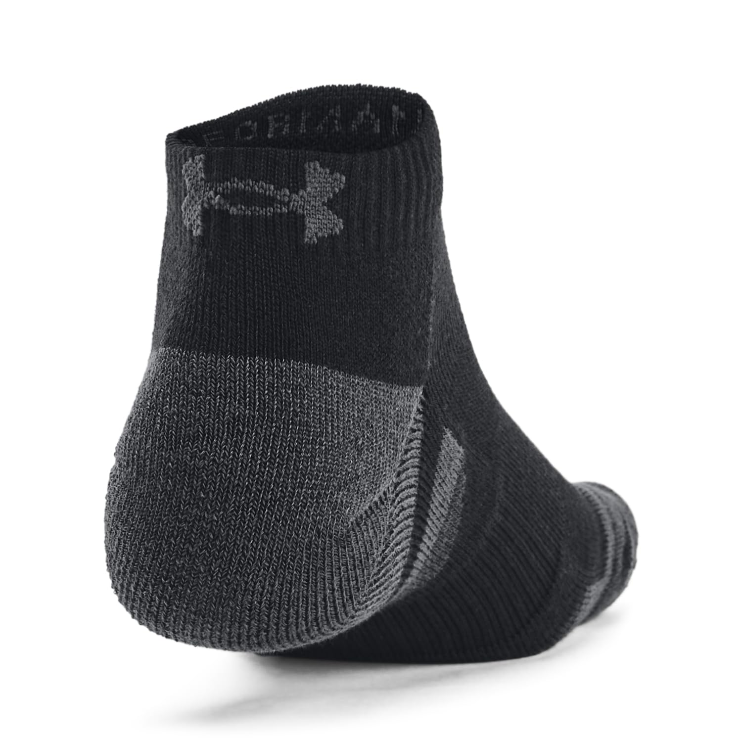 Under Armour 1379504-1-LG Unisex UA Performance Tech 3-Pack Low Cut Socks Black LG - Medaid International