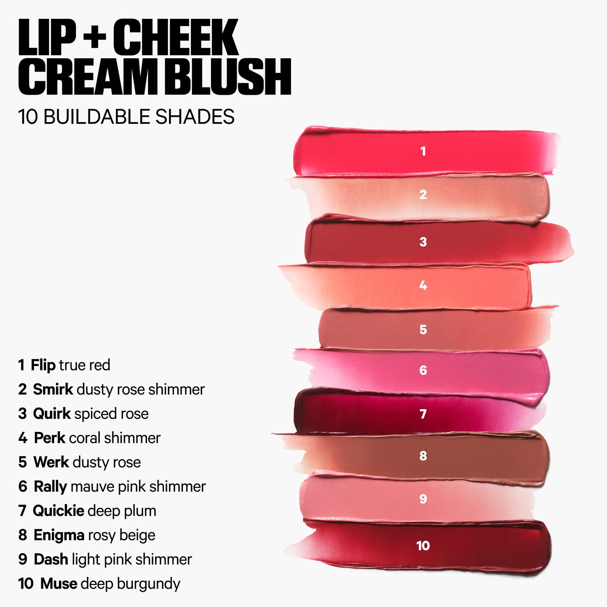 Milk Makeup Lip + Cheek Stick – Multi-Use Cream Blush + Lip Color with Mango Butter, Avocado Oil + Apricot Oil – Hydrating, Buildable, Long-Lasting, Vegan Formula – Werk, 0.21 oz - Medaid International