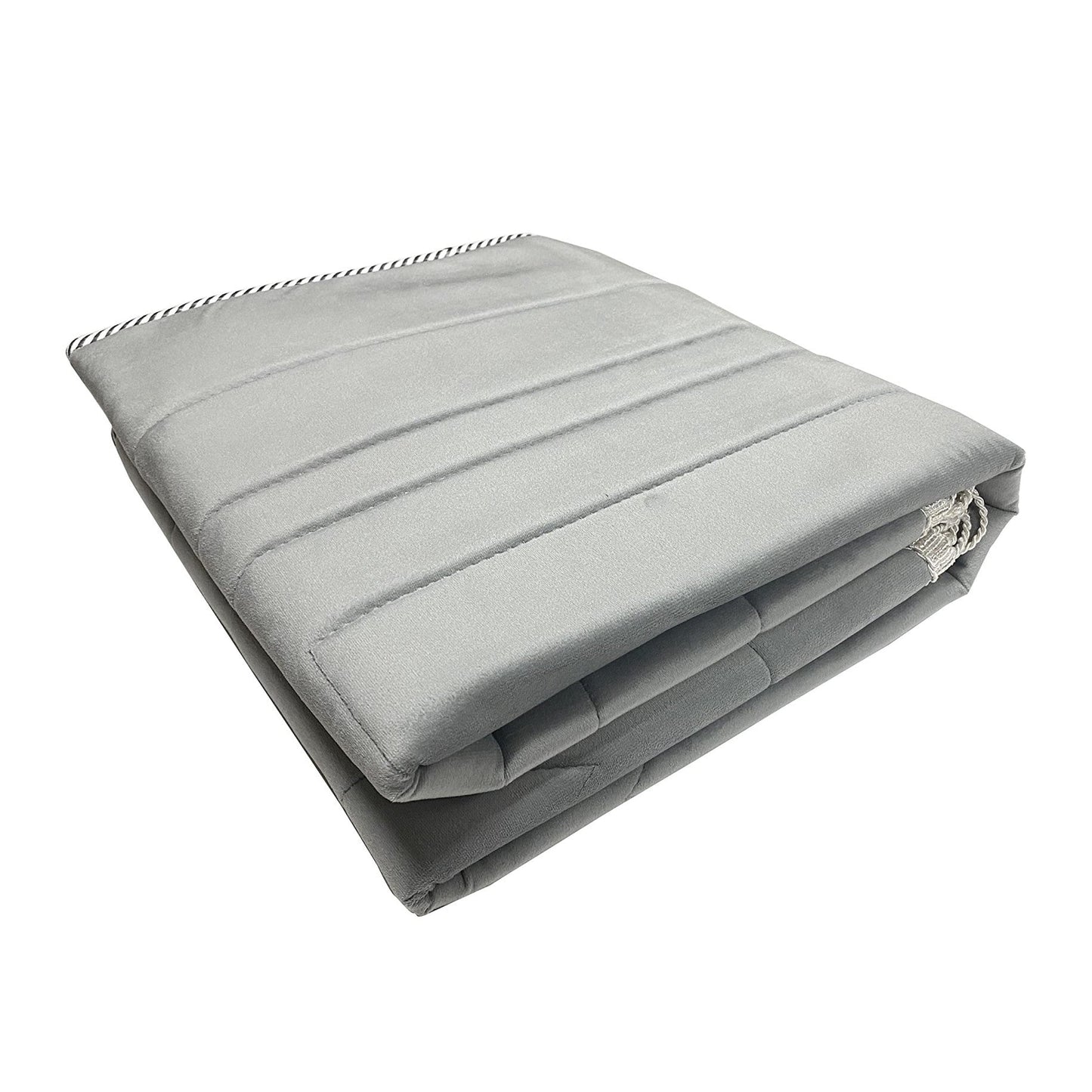 Prayer mat/rug Extra Large soft thick Muslim Mat Turkish Prayer Mats Non Slip prayer rug with free tasbeeh (E-Grey) - Medaid International