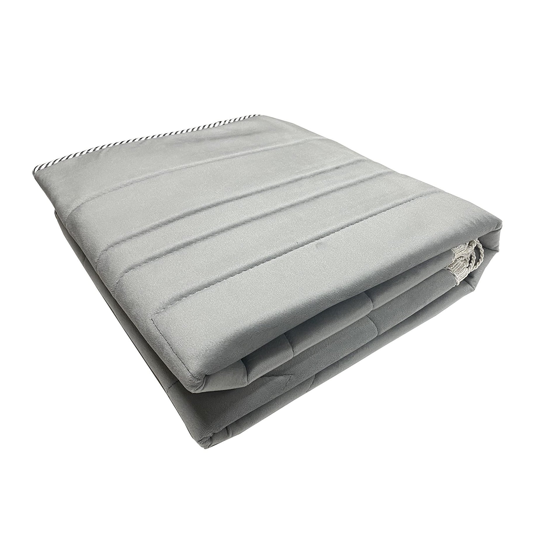 Prayer mat/rug Extra Large soft thick Muslim Mat Turkish Prayer Mats Non Slip prayer rug with free tasbeeh (E-Grey) - Medaid International
