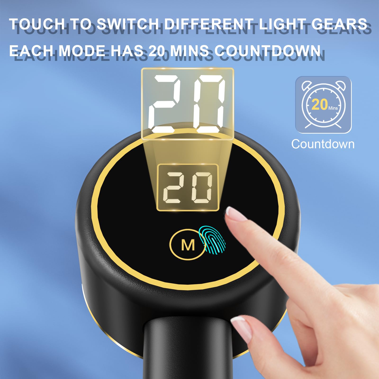 UTK Red Light Therapy for Body Pain Relief, 470:660:850:940nm Wavelengths Red Lights, Handheld Infrared Light Therapy Wand, Infrared Therapy for Joints, Muscle Recovery - Medaid International