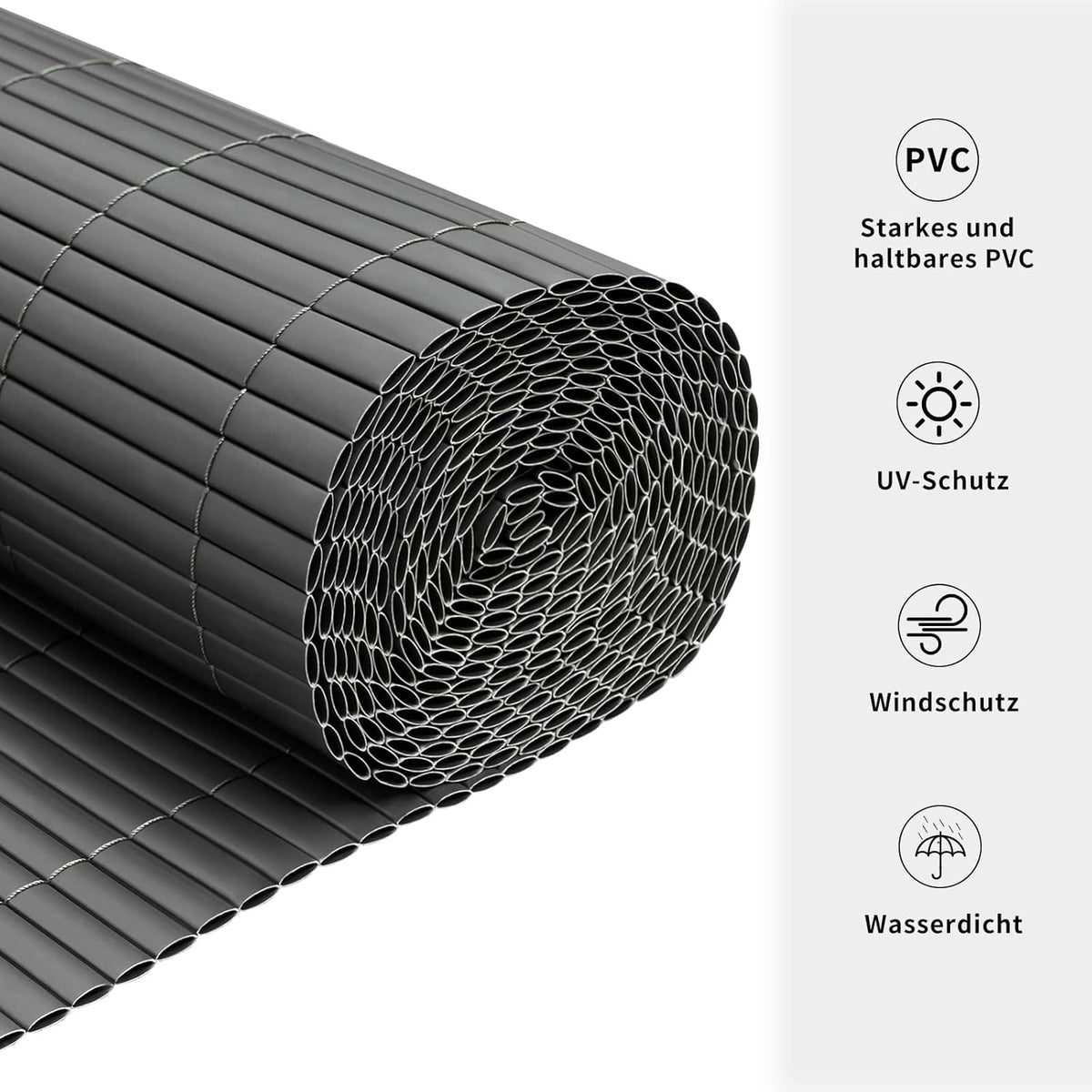 WOLTU PVC Privacy Screen Mat
