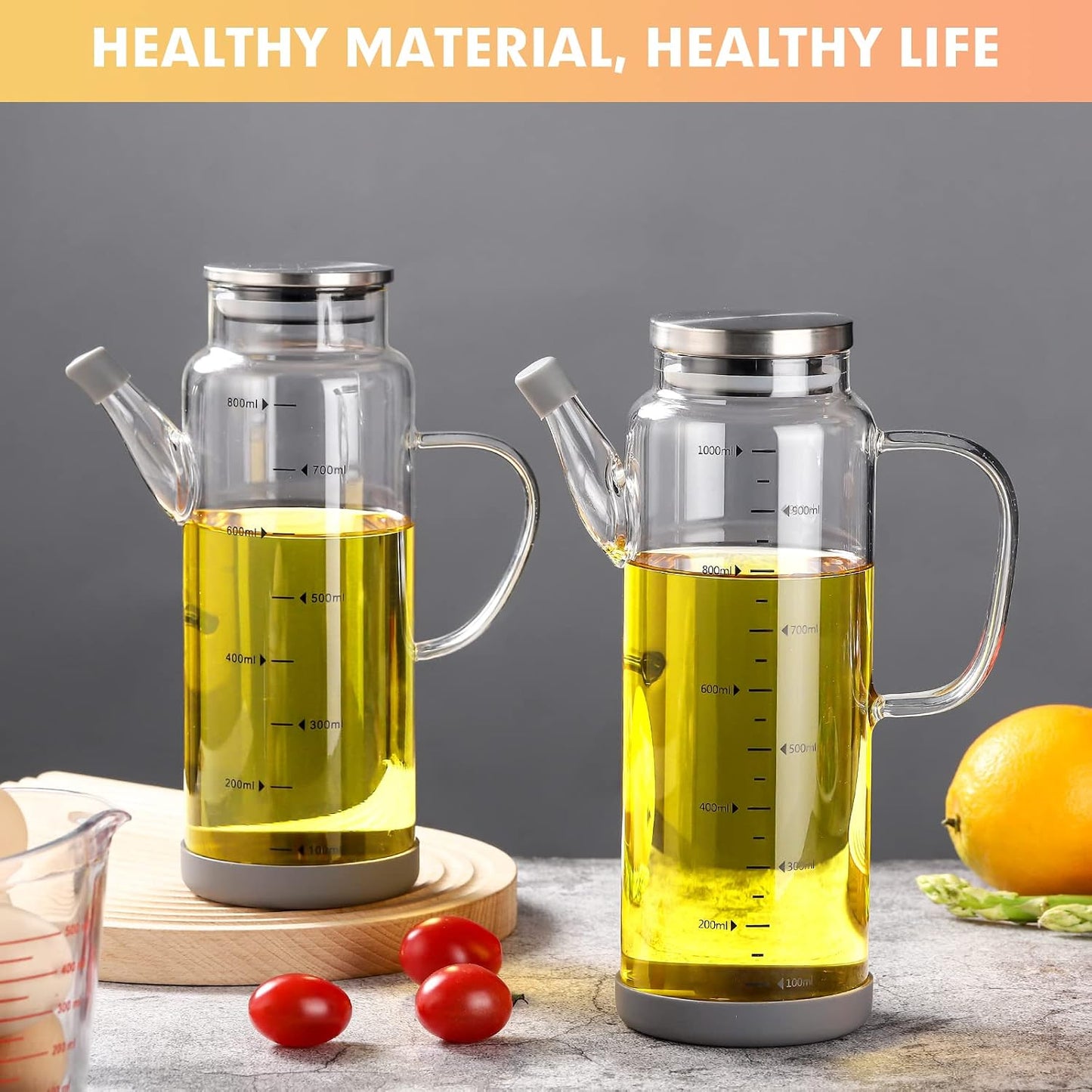 Glass Olive Oil Bottle Dispenser